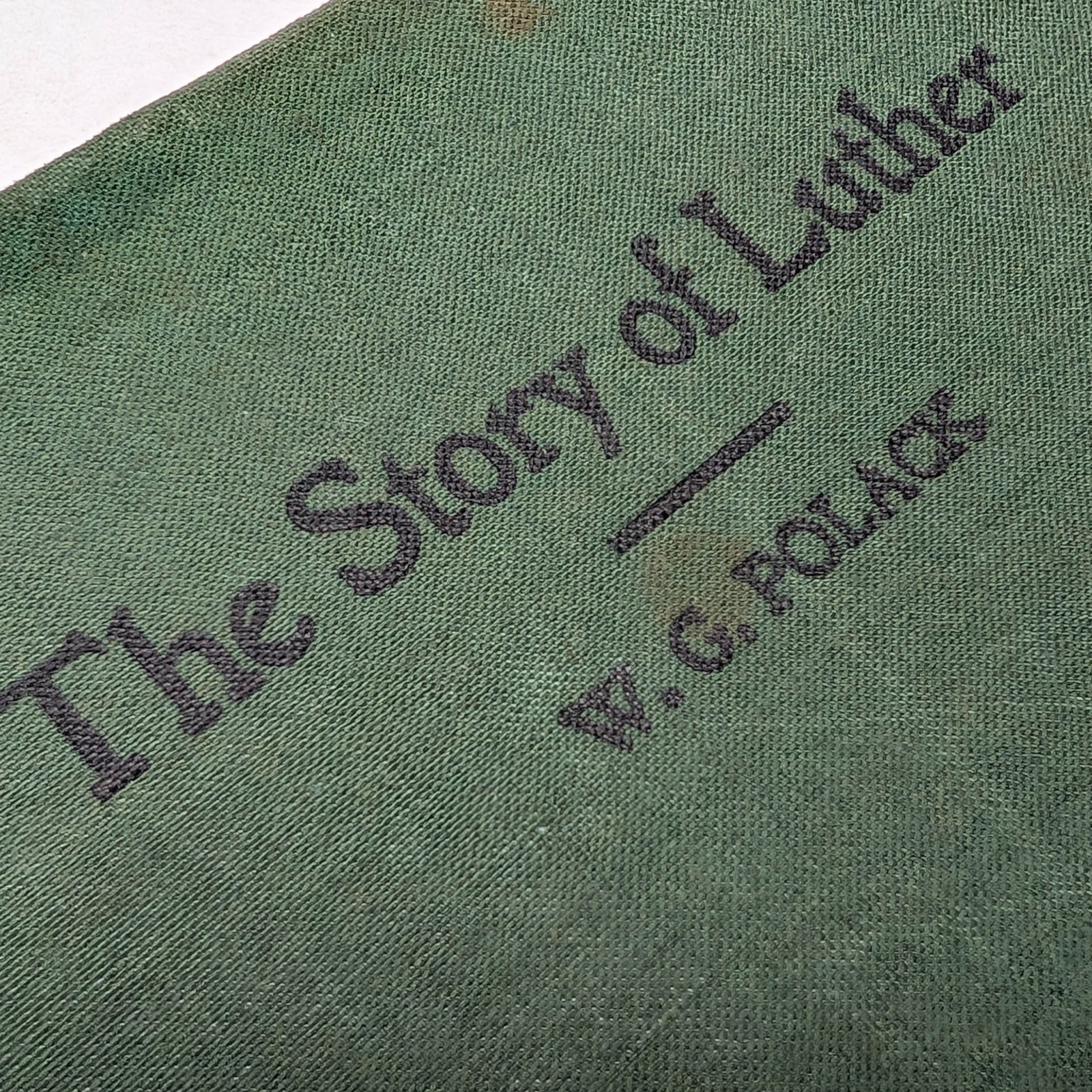 1944 The Story of Luther Martin Luther Book W G Polack Concordia Publishing Vtg