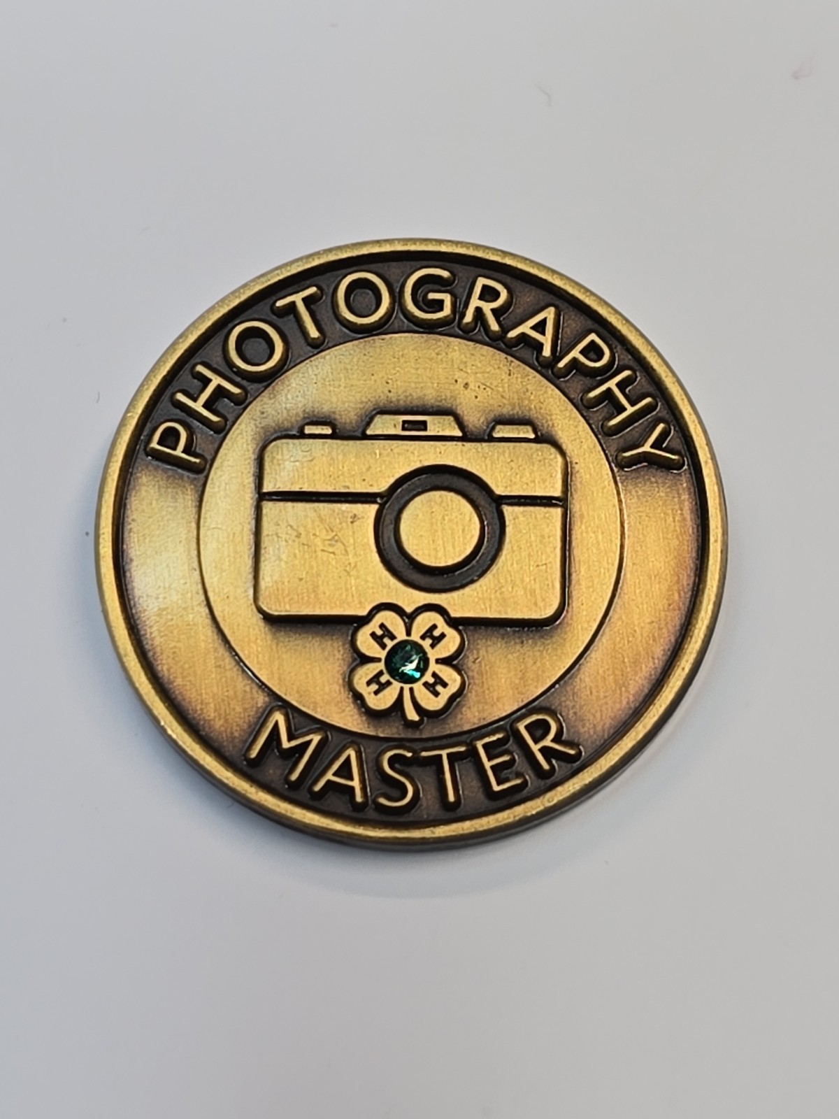 Photography Master 4-H Club Achievement Award Pin Head Heart Hands Health