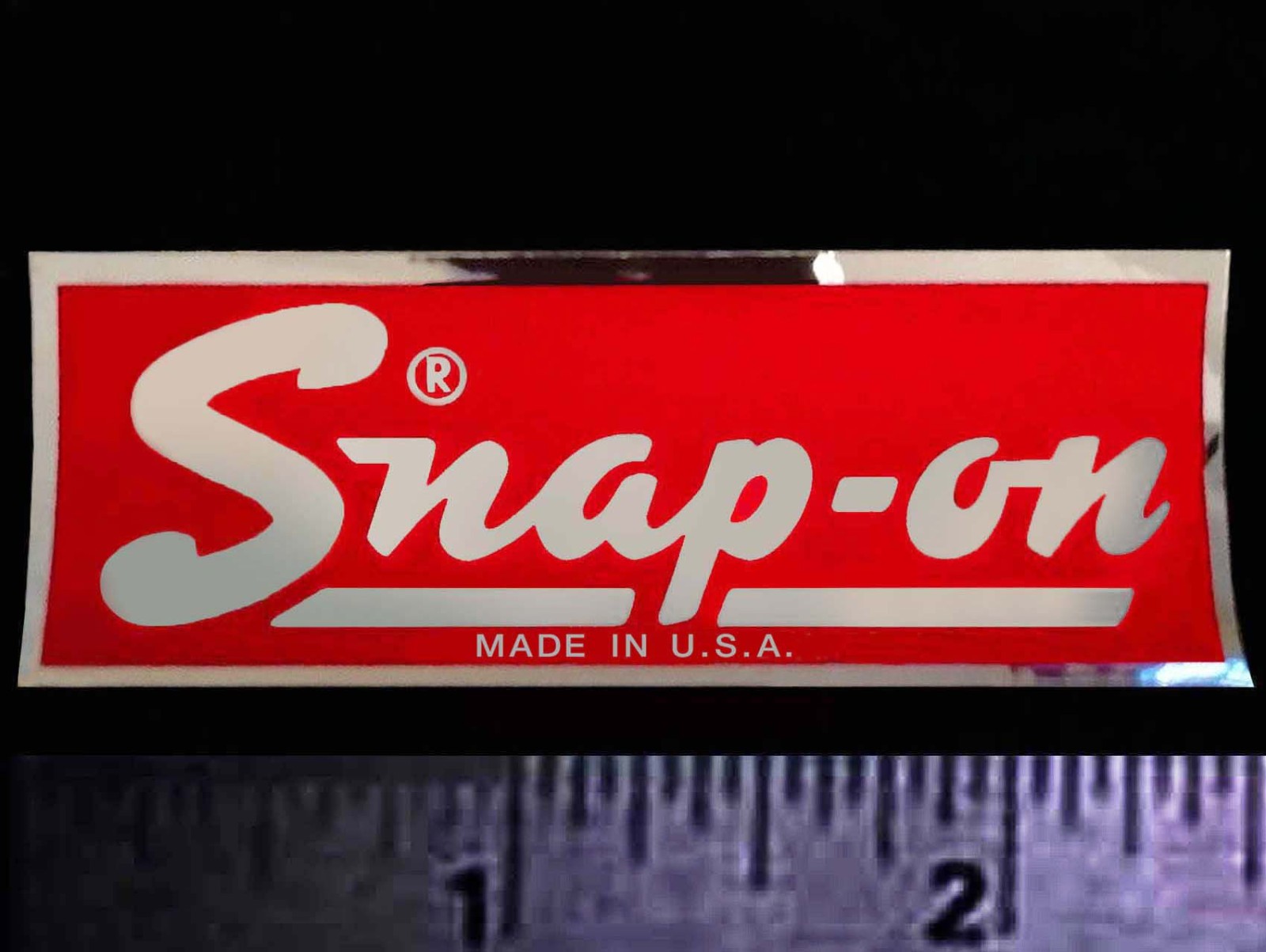 SNAP ON TOOLS - Original Vintage 1970\'s Racing Decal/Sticker - 2.50  Inch Size