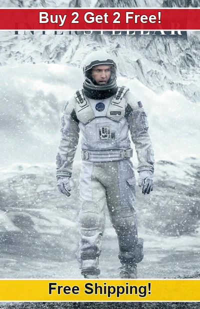 Interstellar 2014-01 11x17 Movie TV Show Poster Buy 2 Get 2 Free Interstellar 2014-01 11x17 Movie TV Show Poster Buy 2 Get 2 Free