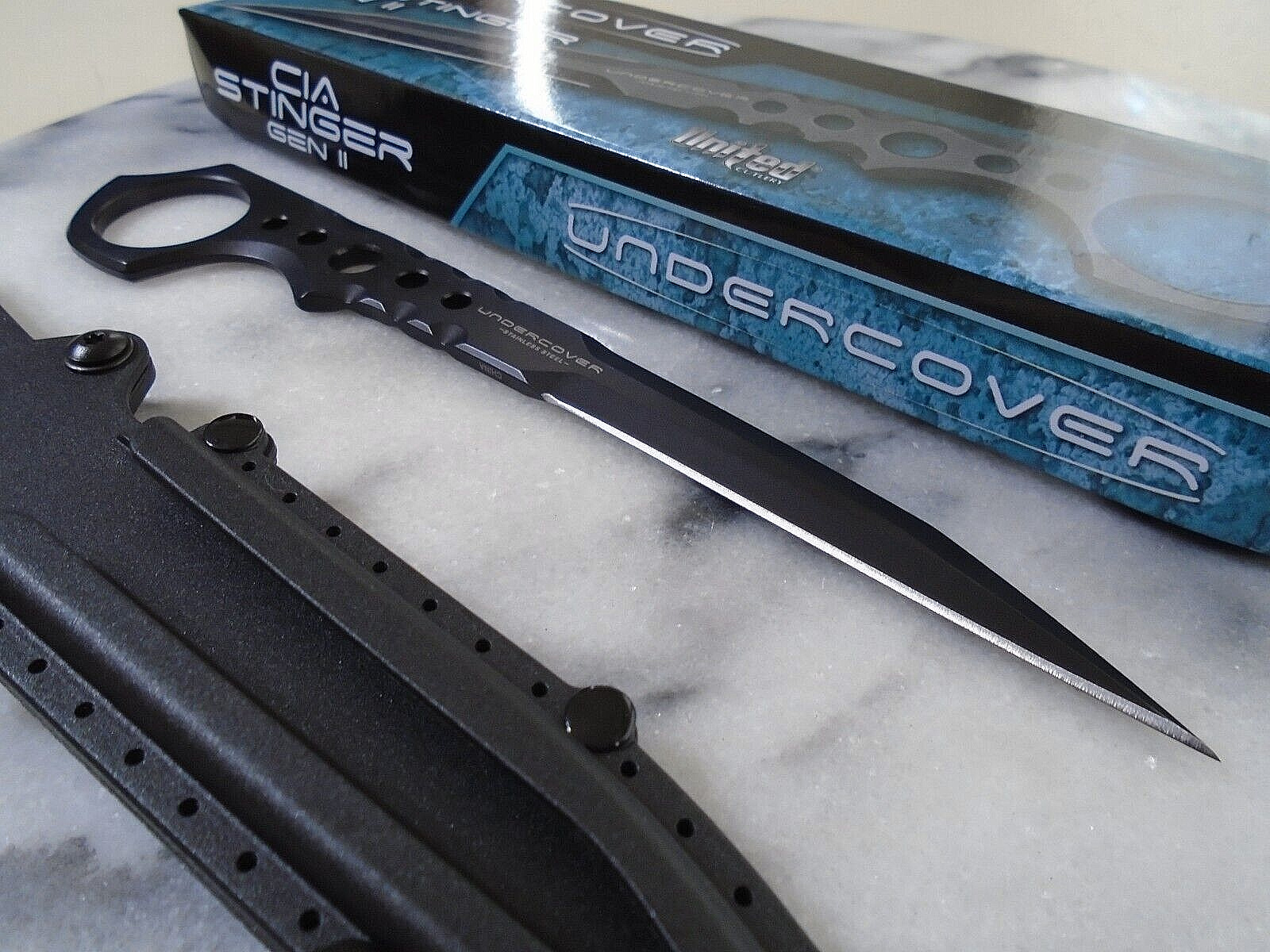 Undercover CIA Stinger Gen II Dagger Spike Full Tang Boot Knife Kydex UC3513 New