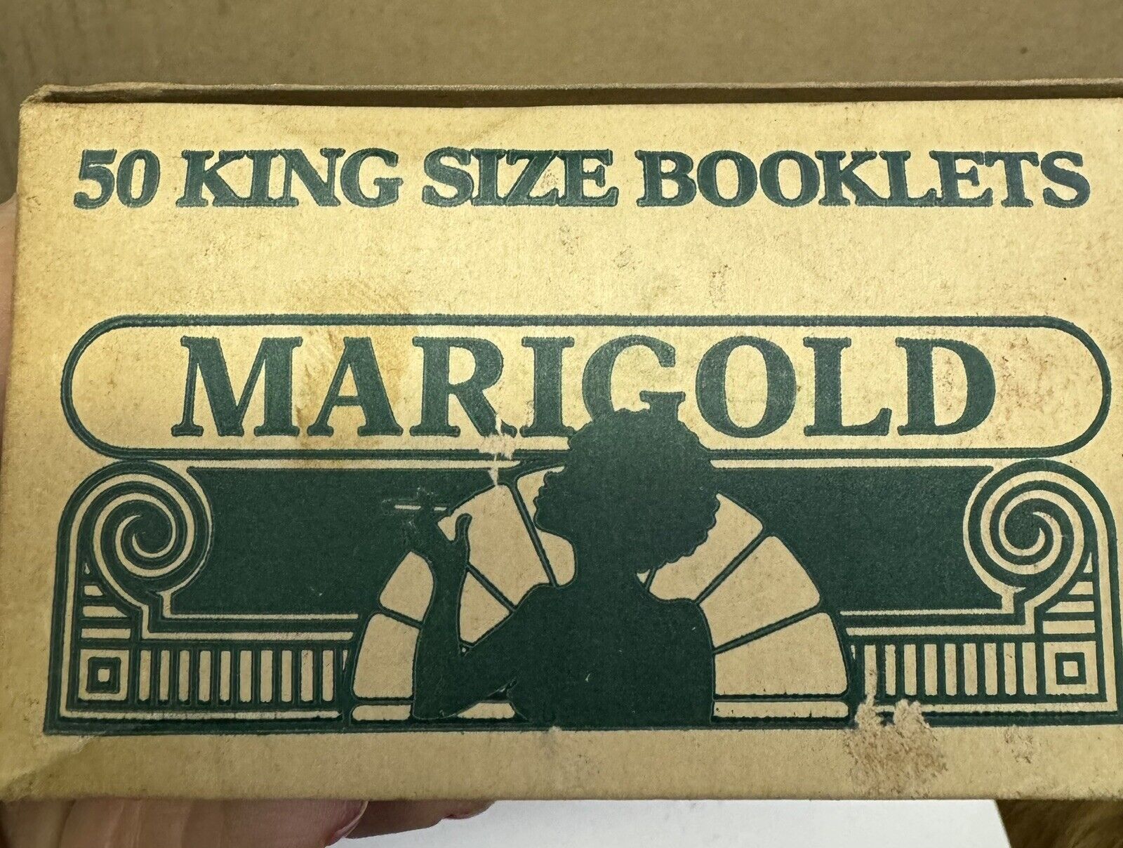 Vintage New Marigold Rolling Papers King Size Hemp Unused Full Box 
