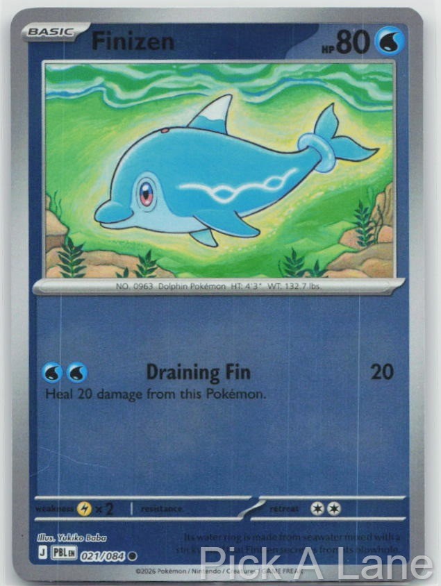 Finizen 021/084 Common Pitch Black Pokemon Reverse Holo Near Mint Finizen 021/084 Common Pitch Black Pokemon Reverse Holo Near Mint