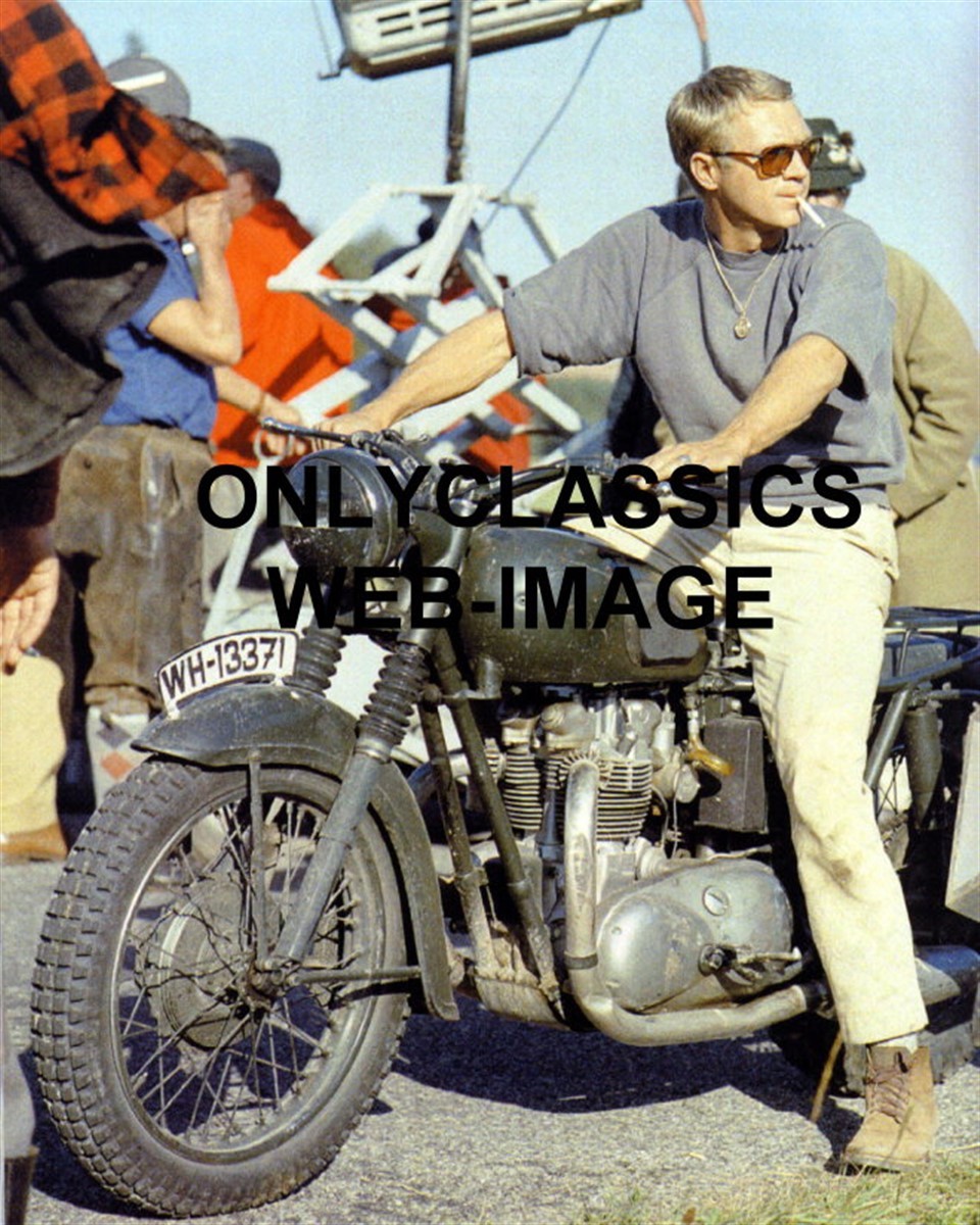 1963 STEVE McQUEEN TRIUMPH MOTORCYCLE \