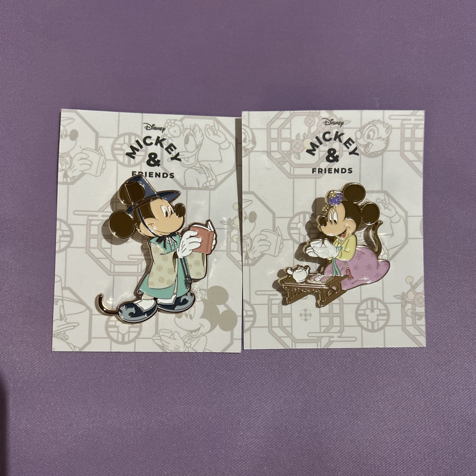 Korea Exclusive Disney Licensed Mickey in Traditional Korean Hanbok Book Pin