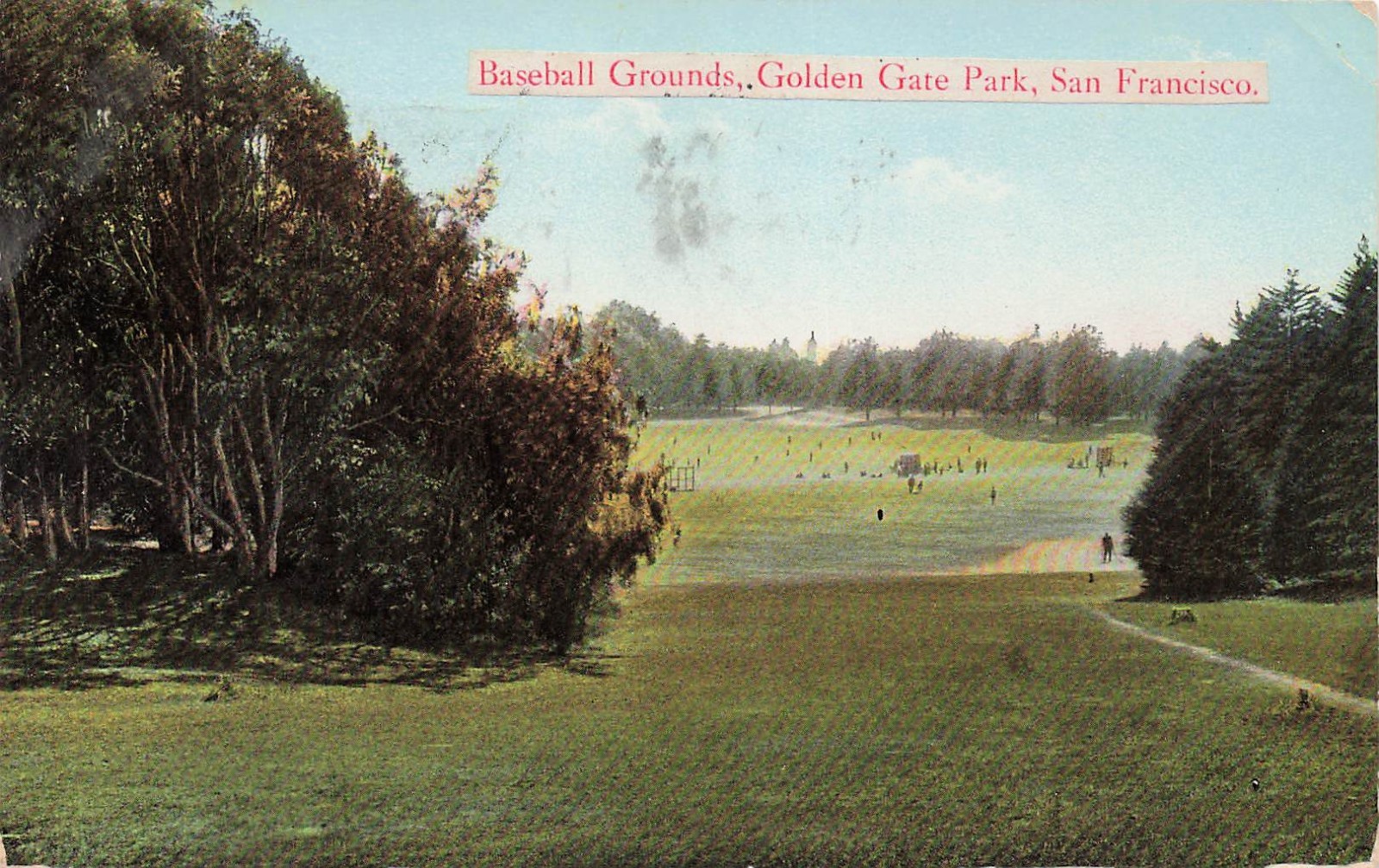 San Francisco CA California Baseball Stadium Golden Gate Park Vtg Postcard 15A