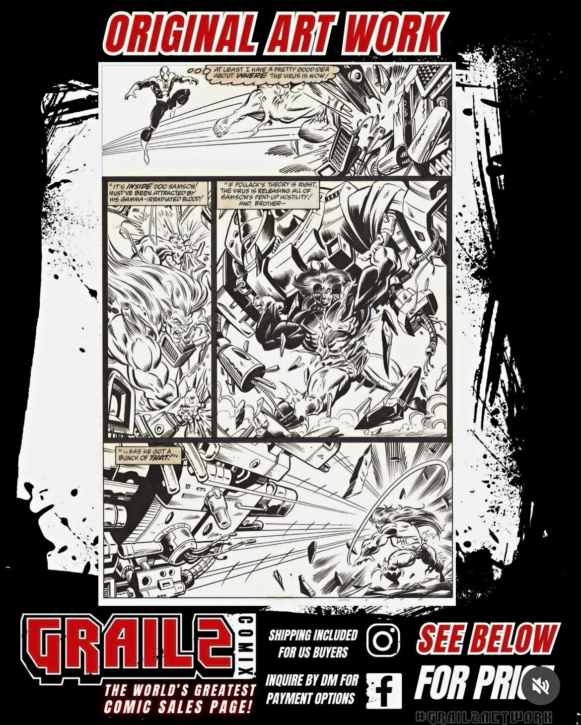 Mark Bagley Amazing Spider-Man 381 page 17 published original art work 