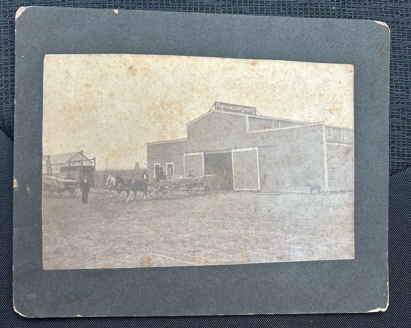 Farris-McGrew Lumber Co Sulphur Oklahoma Early Photograph 10” x 8” Farris-McGrew Lumber Co Sulphur Oklahoma Early Photograph 10” x 8”