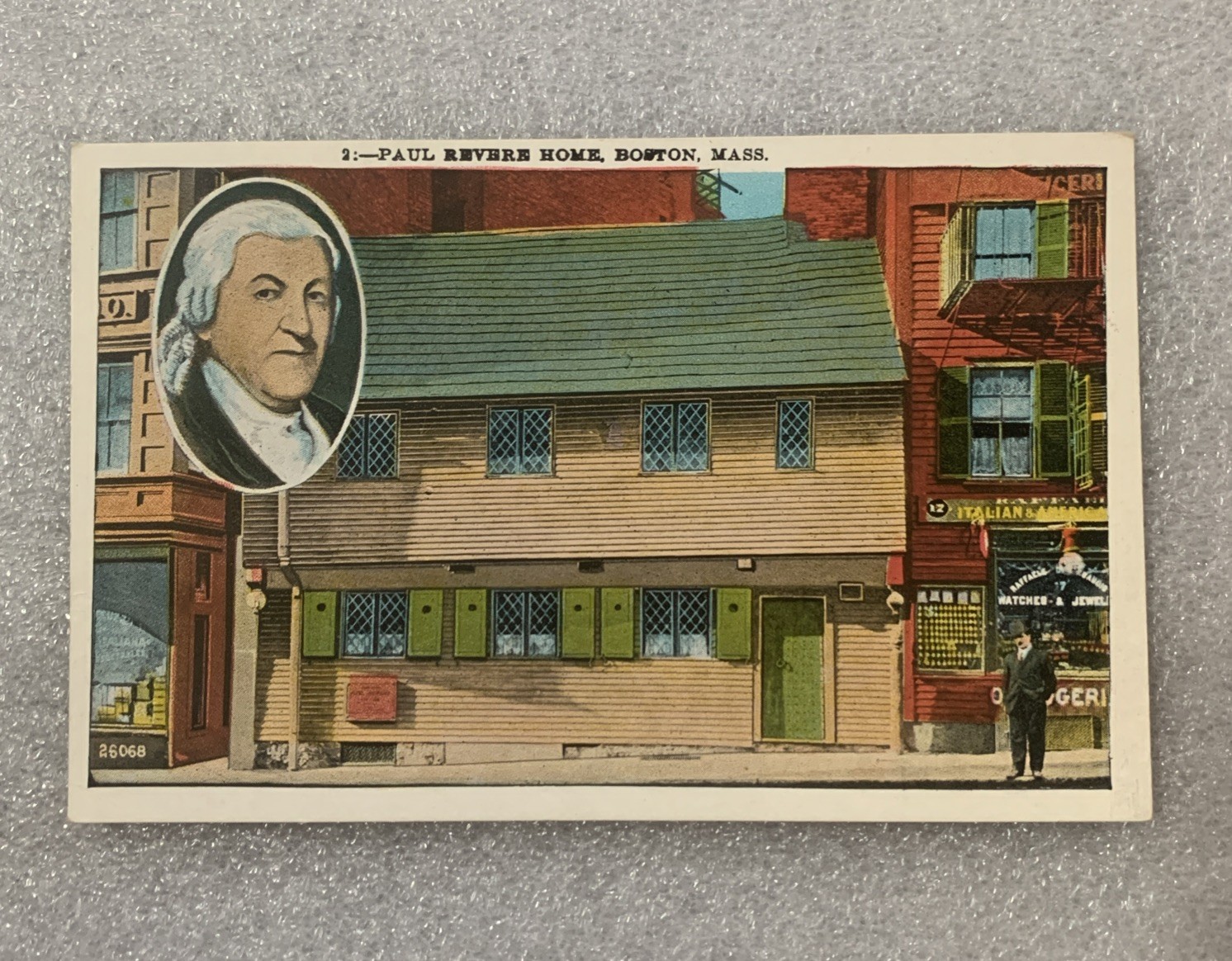 Postcard Paul Revere Home, Boston, Massachusetts Unposted