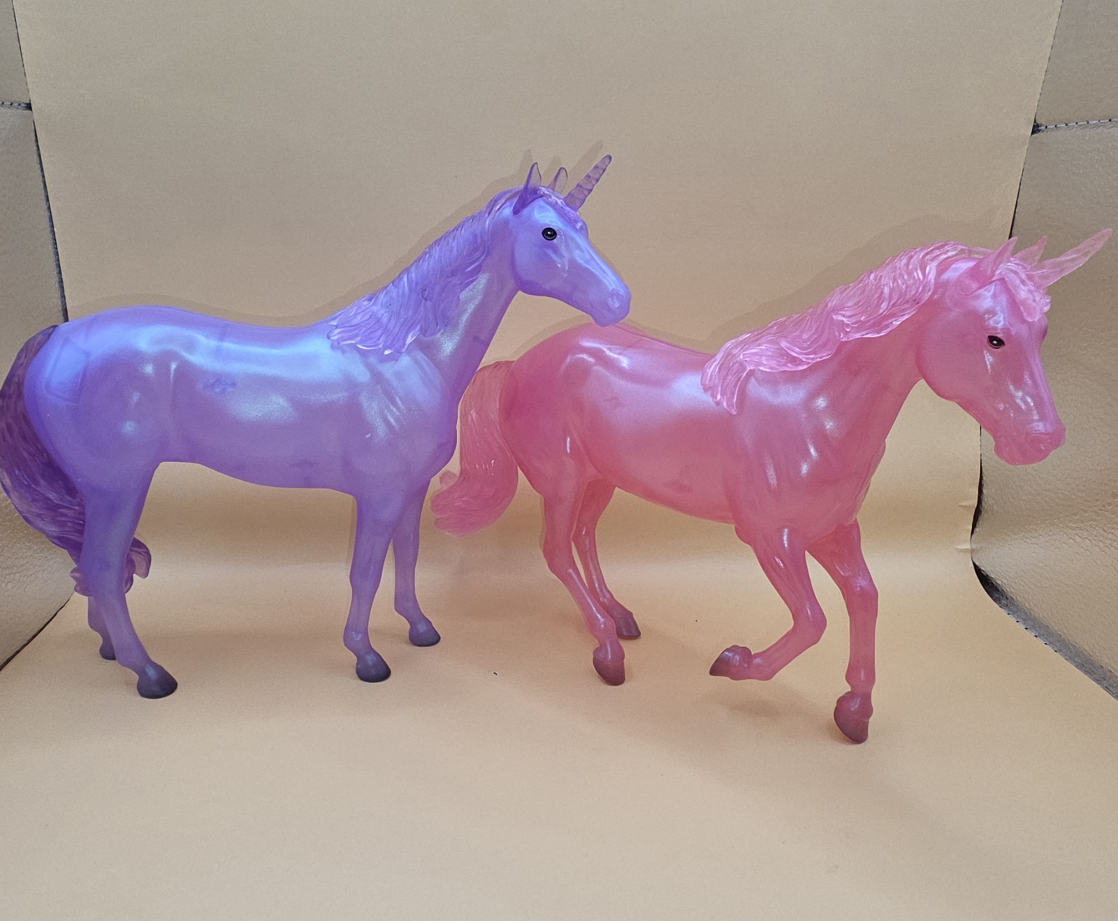 Breyer Paddock Pals Blush & Mystic Pearlescent Unicorn Horses
