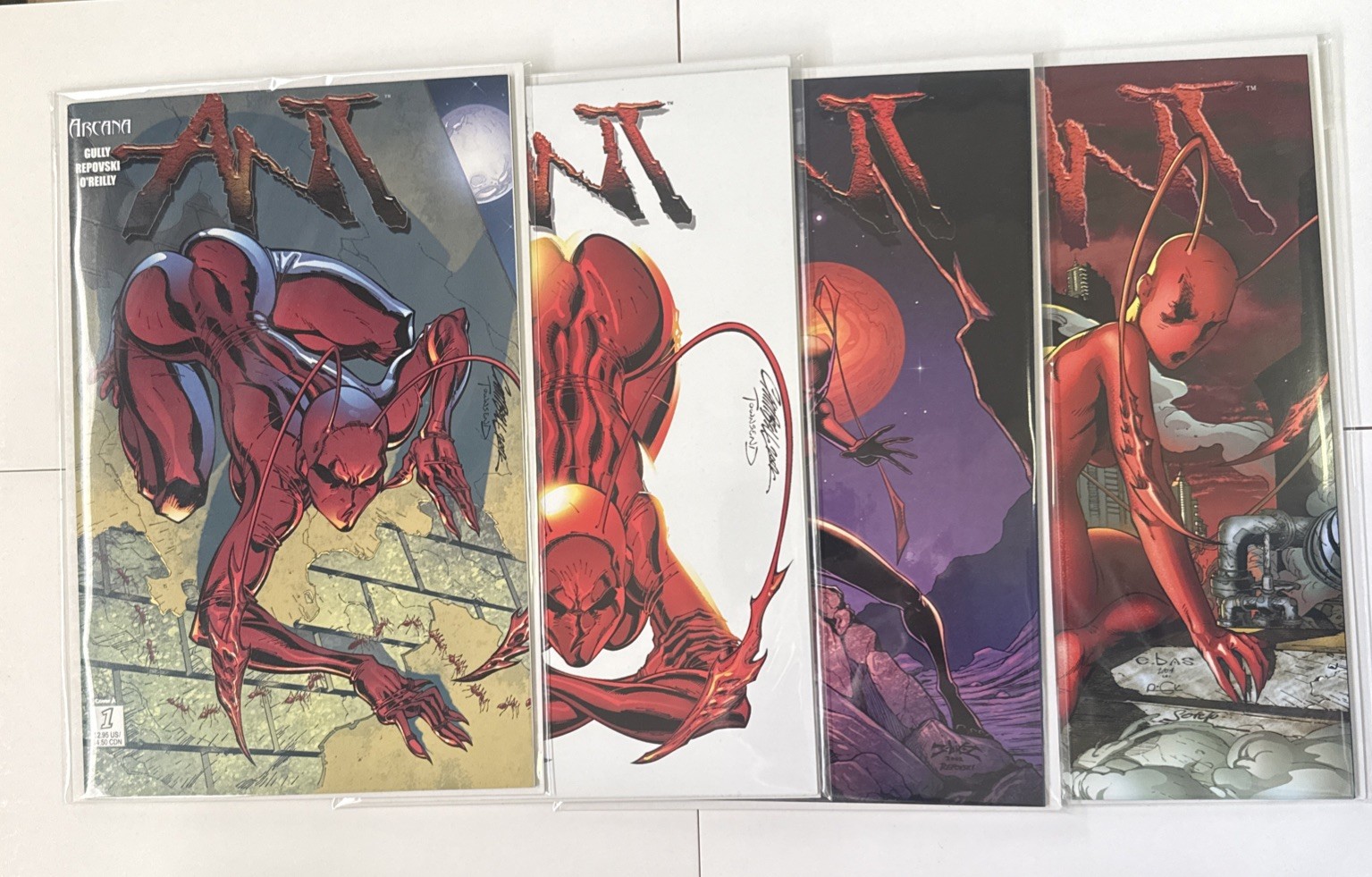 Ant #1-4 COMPLETE SET Arcana NM 1st Print J. Scott Campbell M. Gully 1st App 🔥 