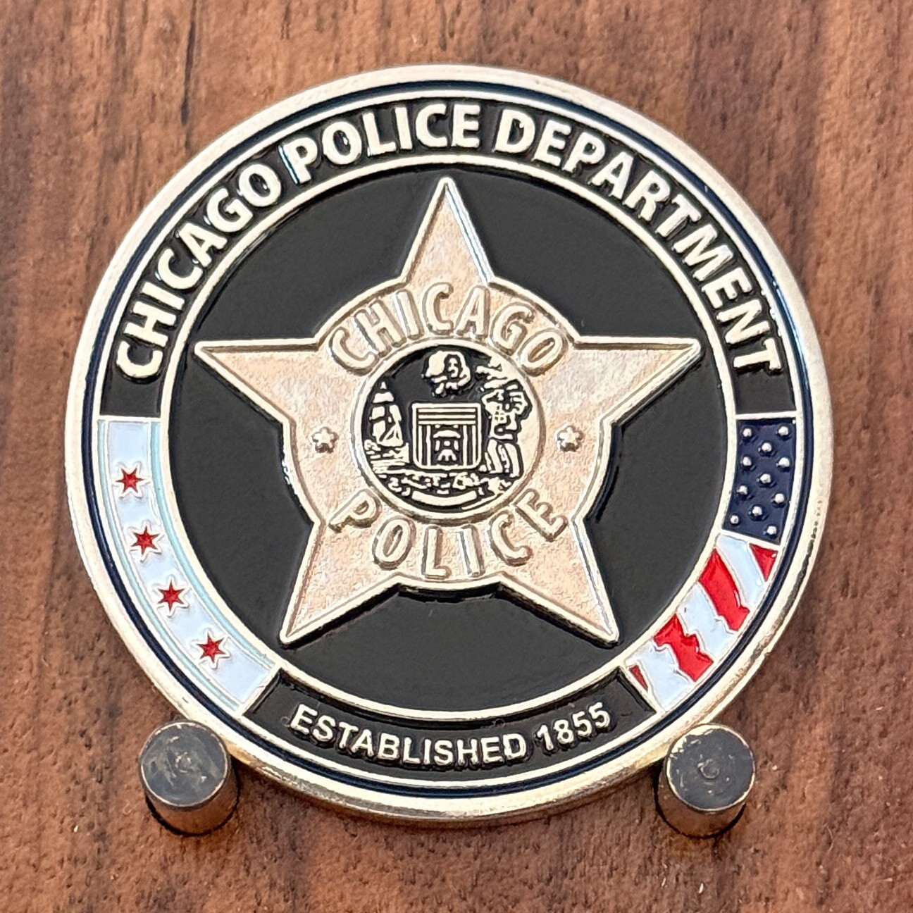 Chicago Police Department The Finest Established 1855 Challenge Coin  W#12
