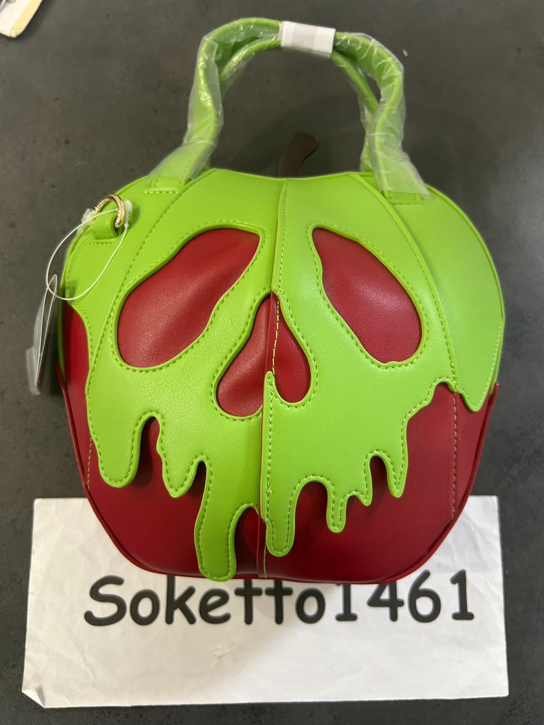Disney Japan Tokyo Snow White Shoulder Bag 2WAY Poison Apple DISNEY VILLAINS