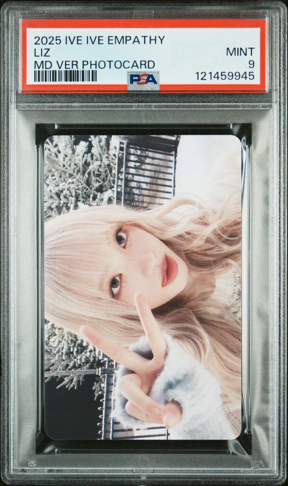 2025 IVE LIZ • IVE EMPATHY MD Ver. Photocard • PSA 9