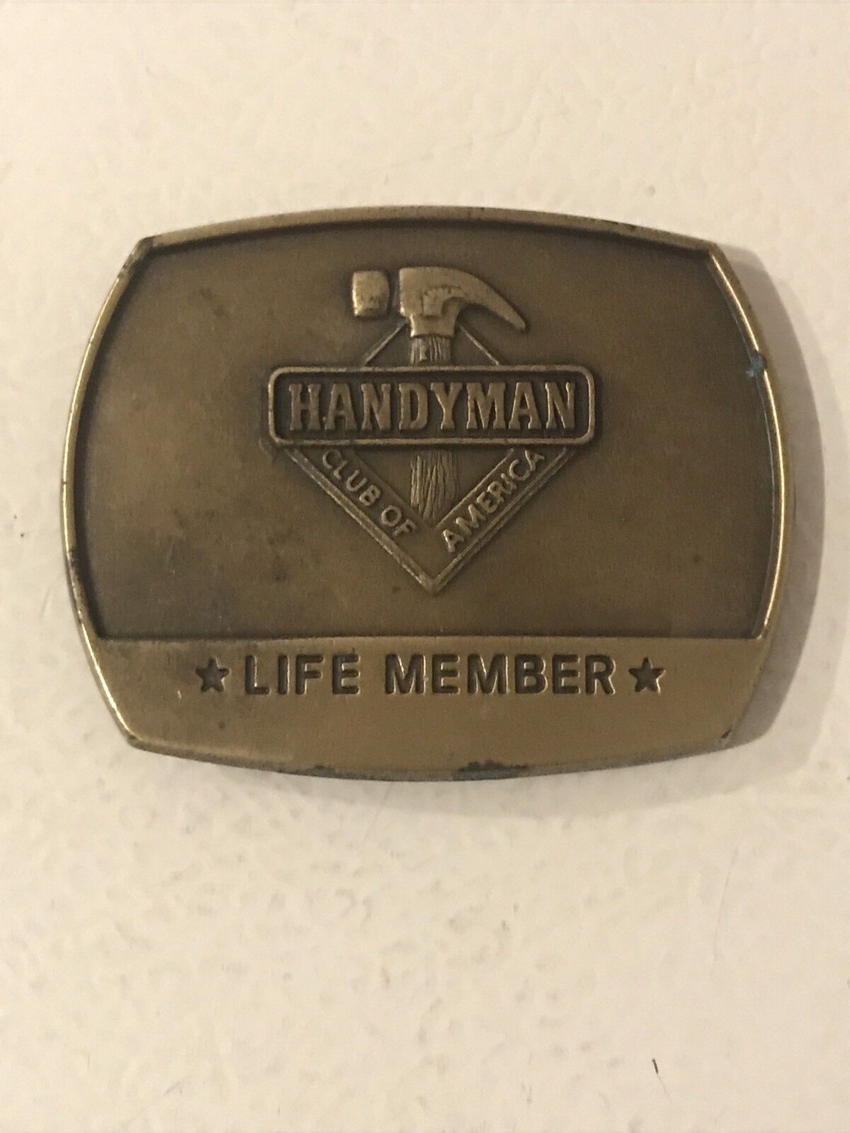 Handyman Club of America Life Member 1996 Belt Buckle