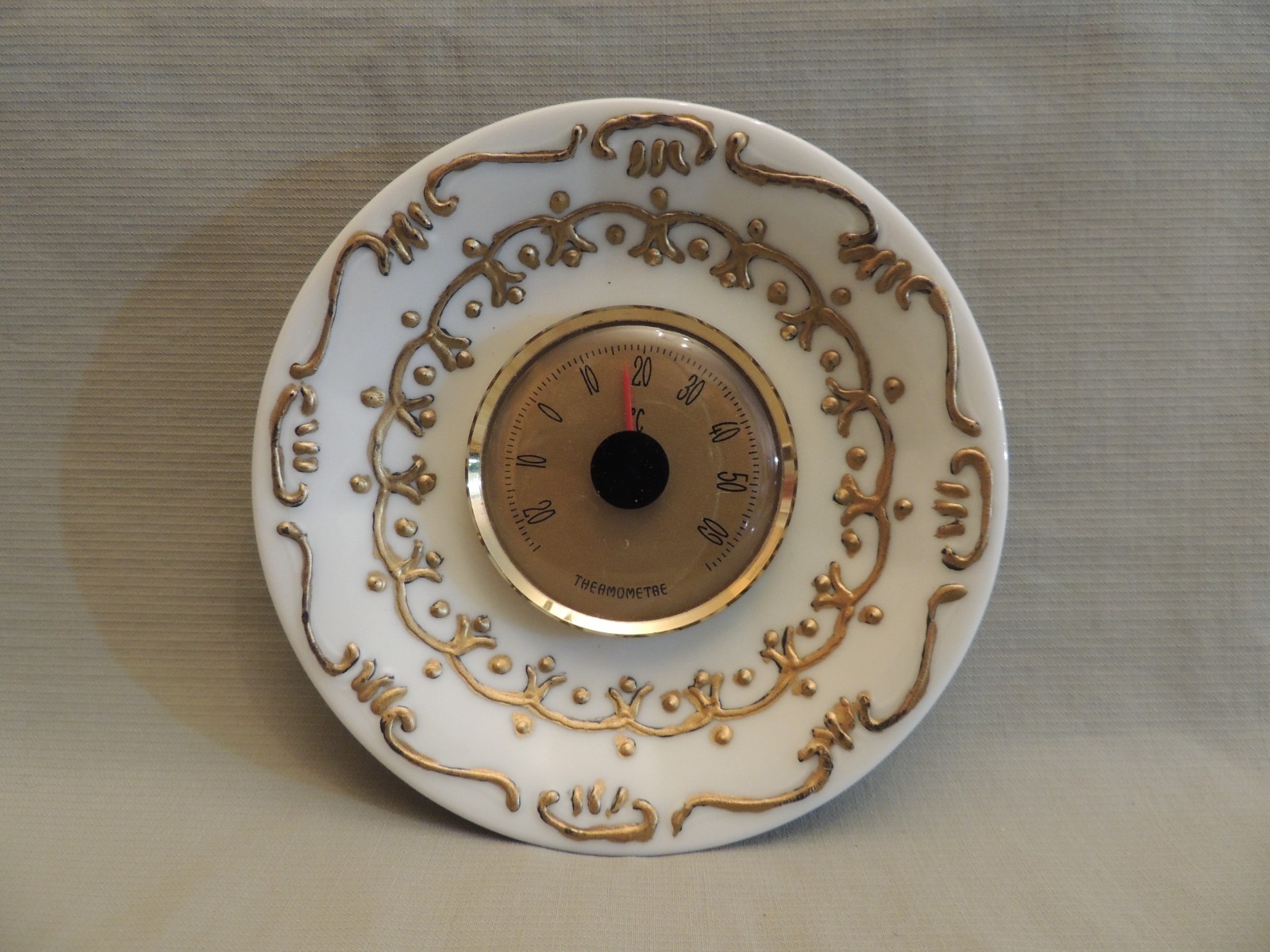 Vintage Creidlitz porcelain small plate thermometre Bavaria