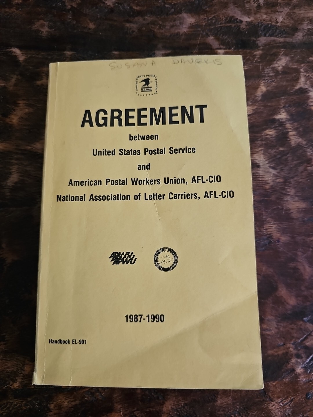 Agreement Between United States Postal Service And American Postal Workers Union