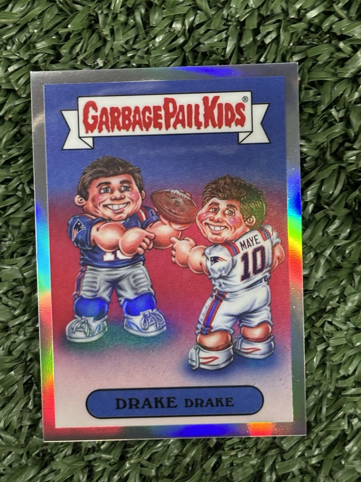 2026 Topps Bowman GPK Garbage Pail Kids SSP New Drake Maye #NFLG-DM Patriots 2026 Topps Bowman GPK Garbage Pail Kids SSP New Drake Maye #NFLG-DM Patriots