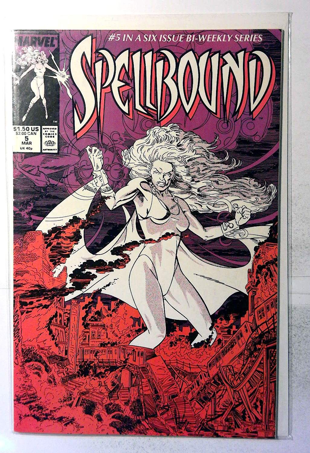 Spellbound #5 (1988) Marvel Comics 1st Print Comic Book