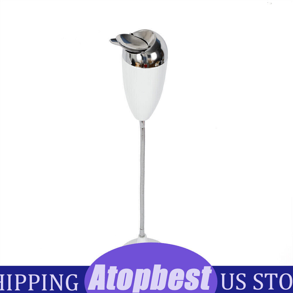 Adjustable Outdoor Floor Standing Ashtray Cigarette Disposal Container Trash Can