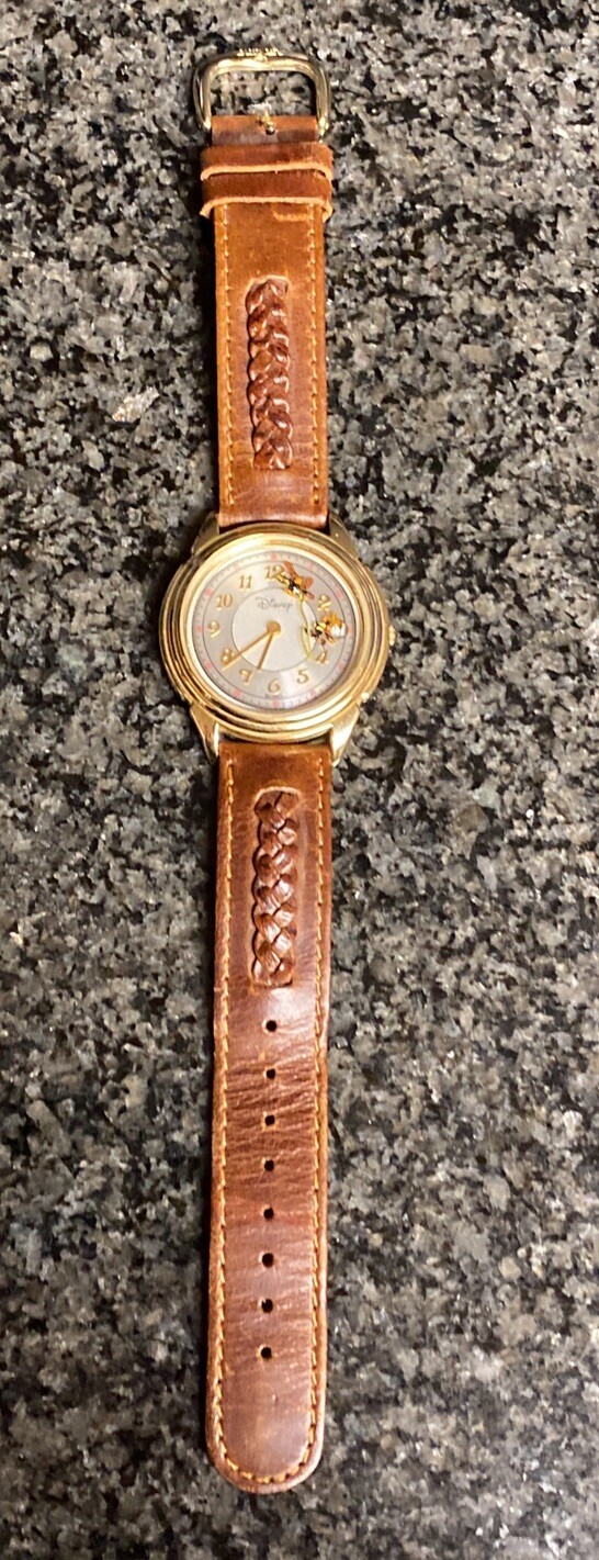 Disney Store Exclusive 1990s Two-Gun Mickey Mouse Watch Lasso Bandit Pete VTG