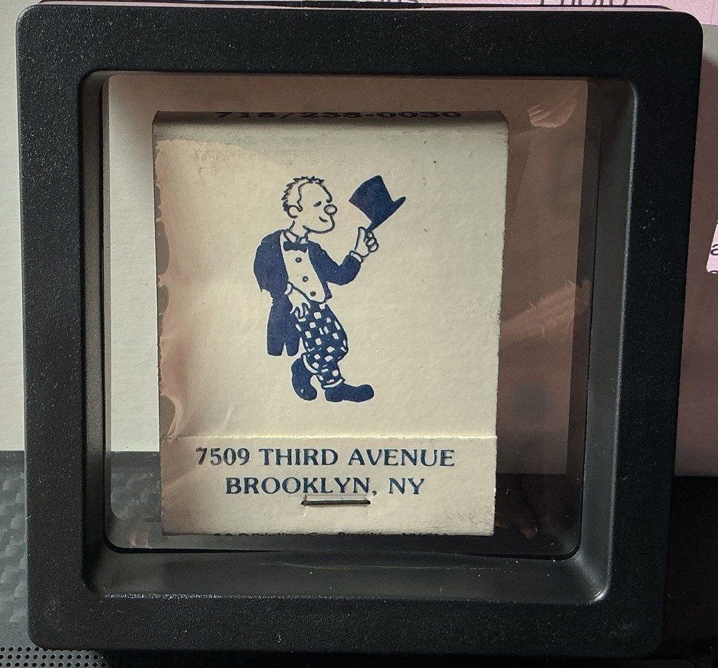 The Brooklyn Dodger Sports Bar & Restaurant Matchbook NM Condition RARE FIND