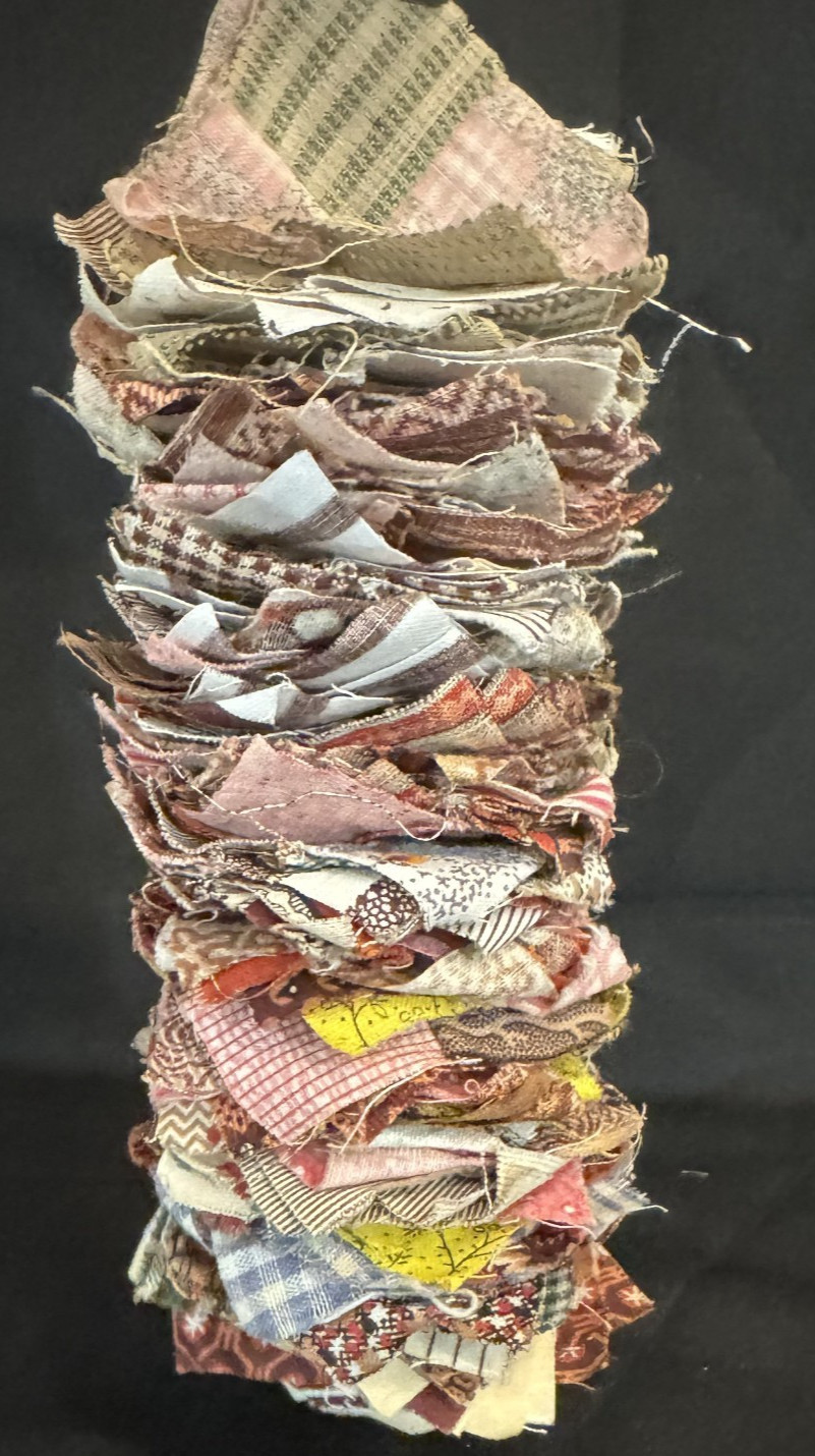 Antique 1870 Postage Stamp Quilt Blocks