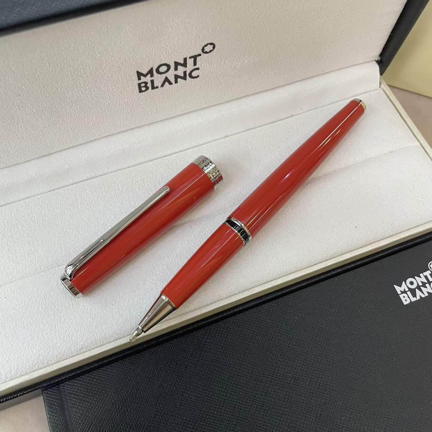 Montblanc classic signature pen men\'s gift with pen case