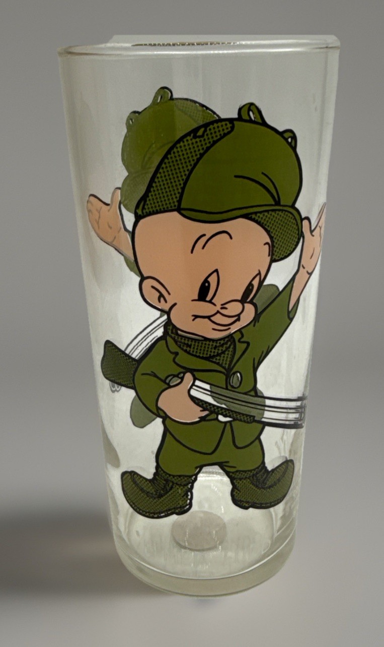 1973 Elmer Fudd Pepsi Collector Series Warner Bros Inc Drinking Glass Tumbler 1973 Elmer Fudd Pepsi Collector Series Warner Bros Inc Drinking Glass Tumbler