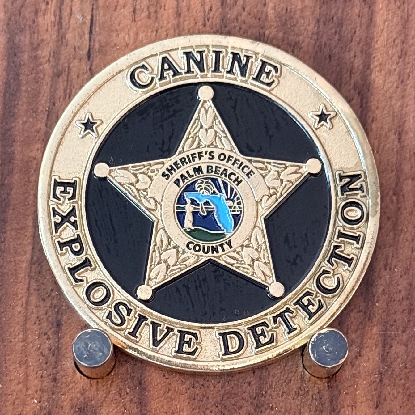 Palm Beach County Sheriff K9 Explosive Detection Challenge Coin  W#20