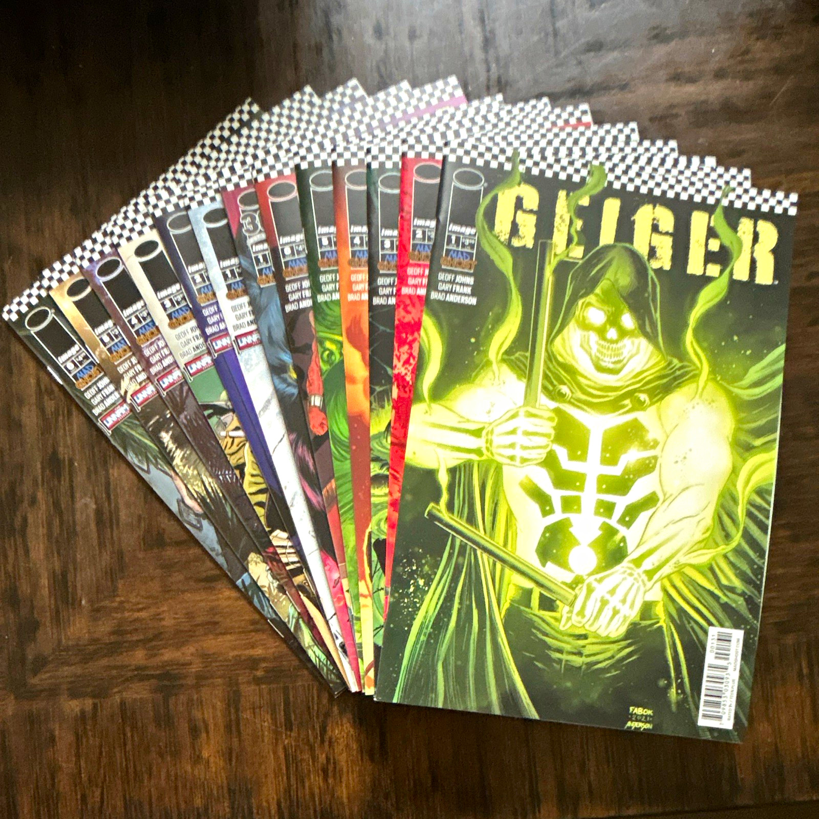 Geiger 1-6, 80 Page Giant, and Junkyard Joe 1-6 SET NM 2021 All C Covers Image