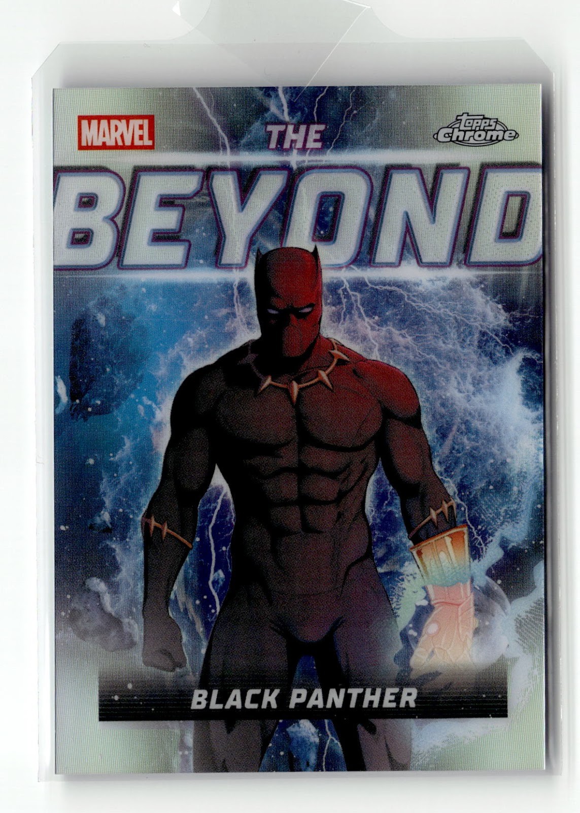 2026 Topps Chrome Marvel The Beyond #TB-09 Black Panther Refractor