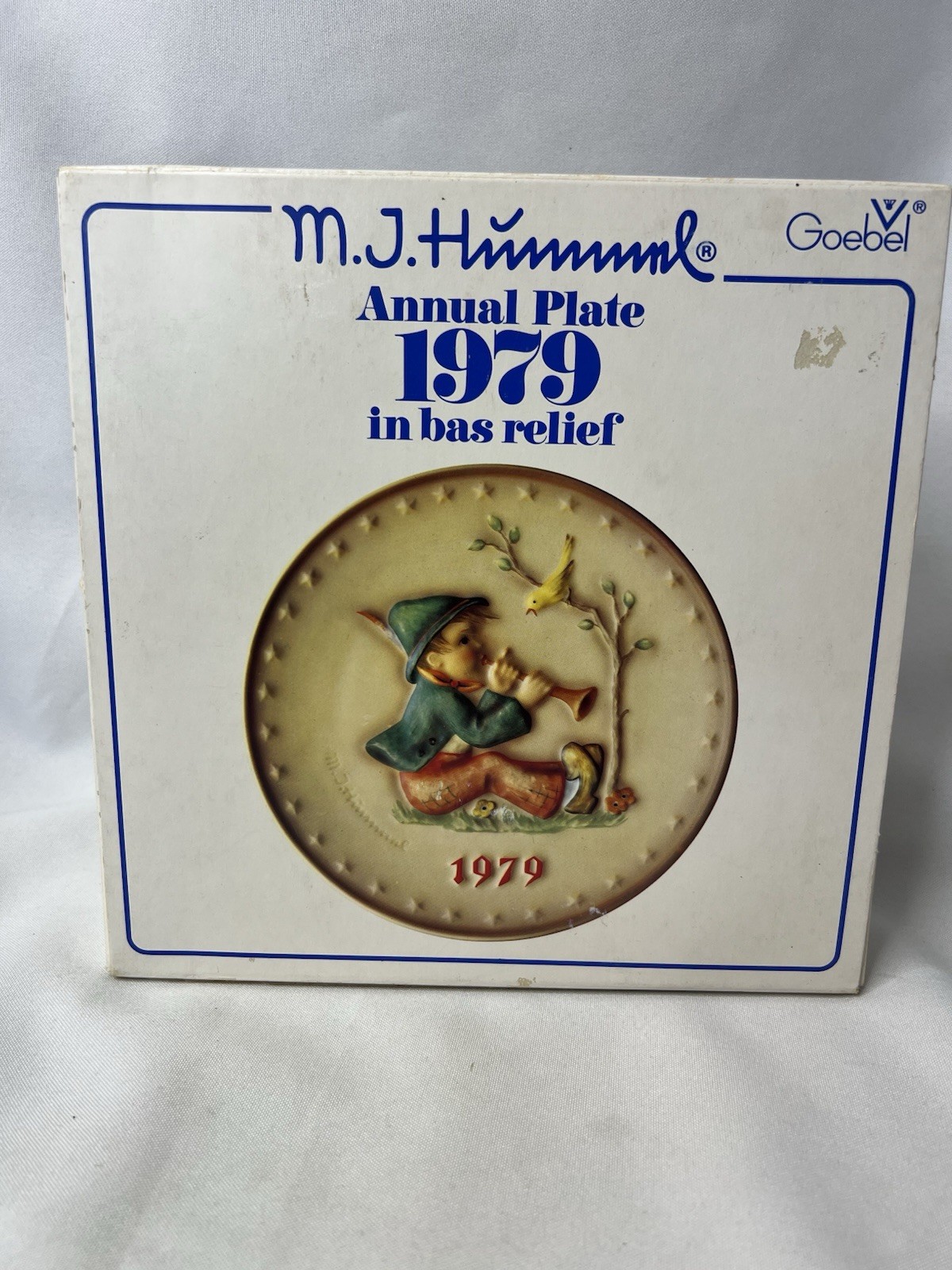 Hummel 1979 Ninth Annual Plate Goebel Singing Lesson Orig Box