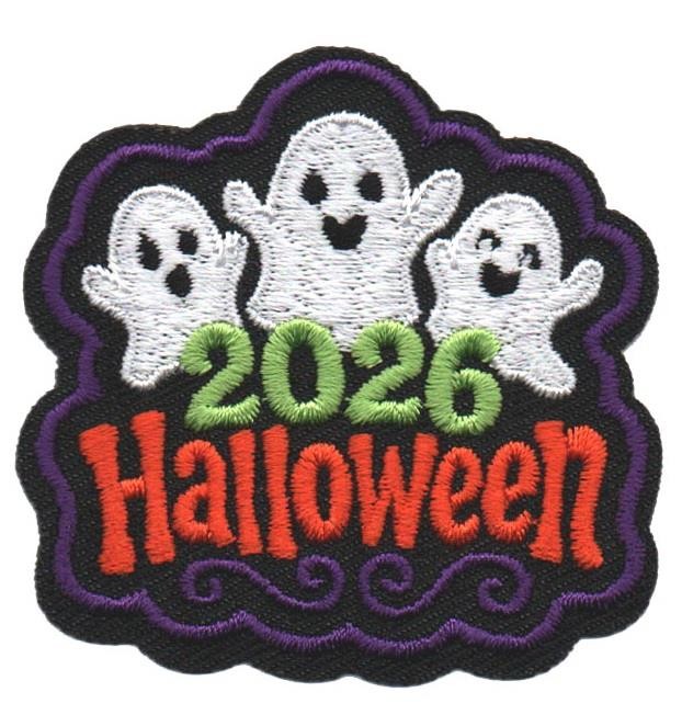 Girl Boy Cub 2026 HALLOWEEN '26 Fun Patches Badge SCOUTS GUIDE Party Event Night