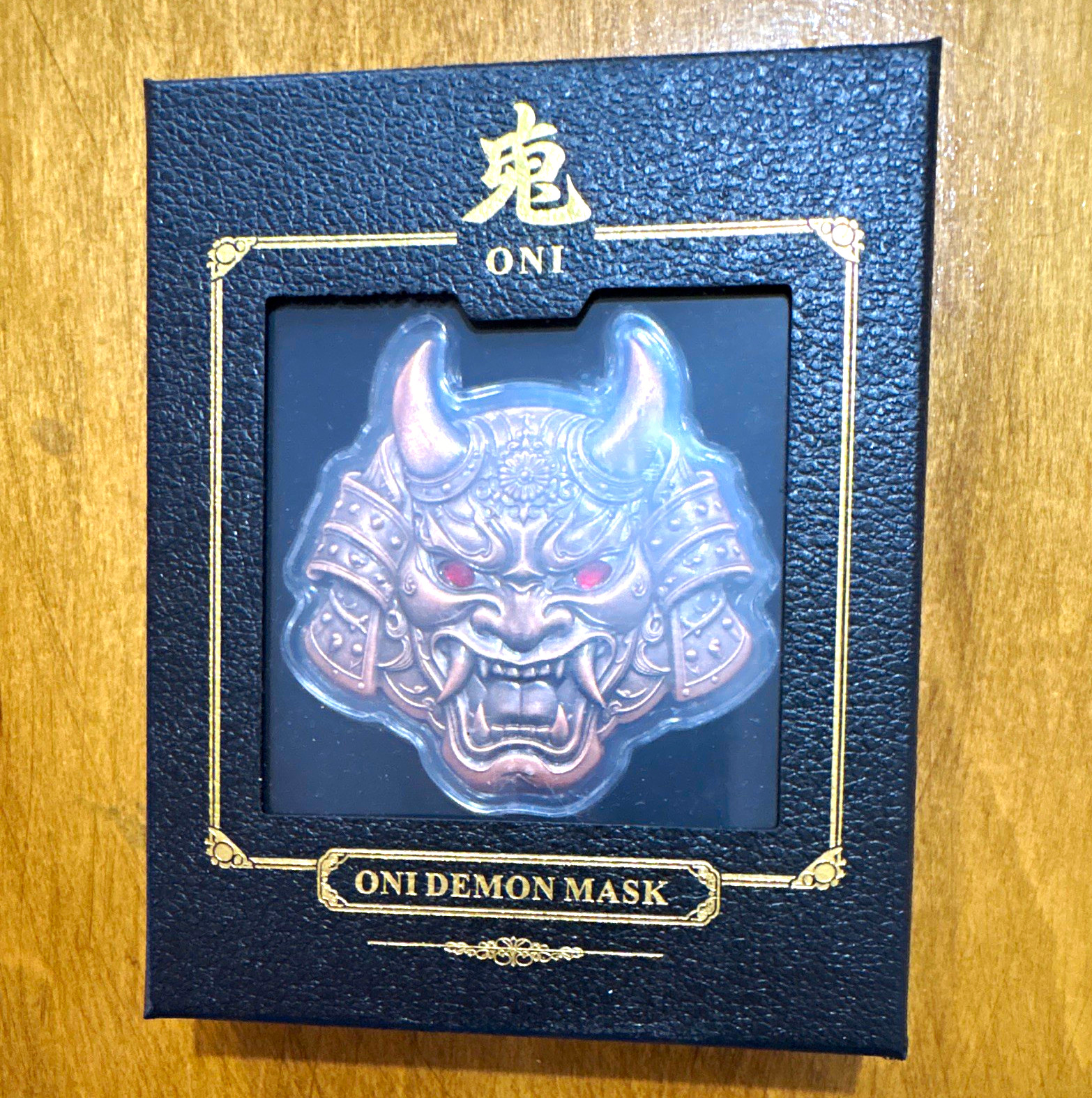 Oni Demon Mask 5 AVDP Ounce .999 Fine Copper Mask Copper Material