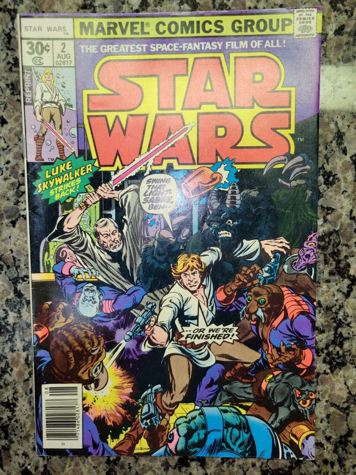 STAR WARS #2, VF+ (8.5), 1977, Marvel,1st Appearance of Han Solo and Chewbacca