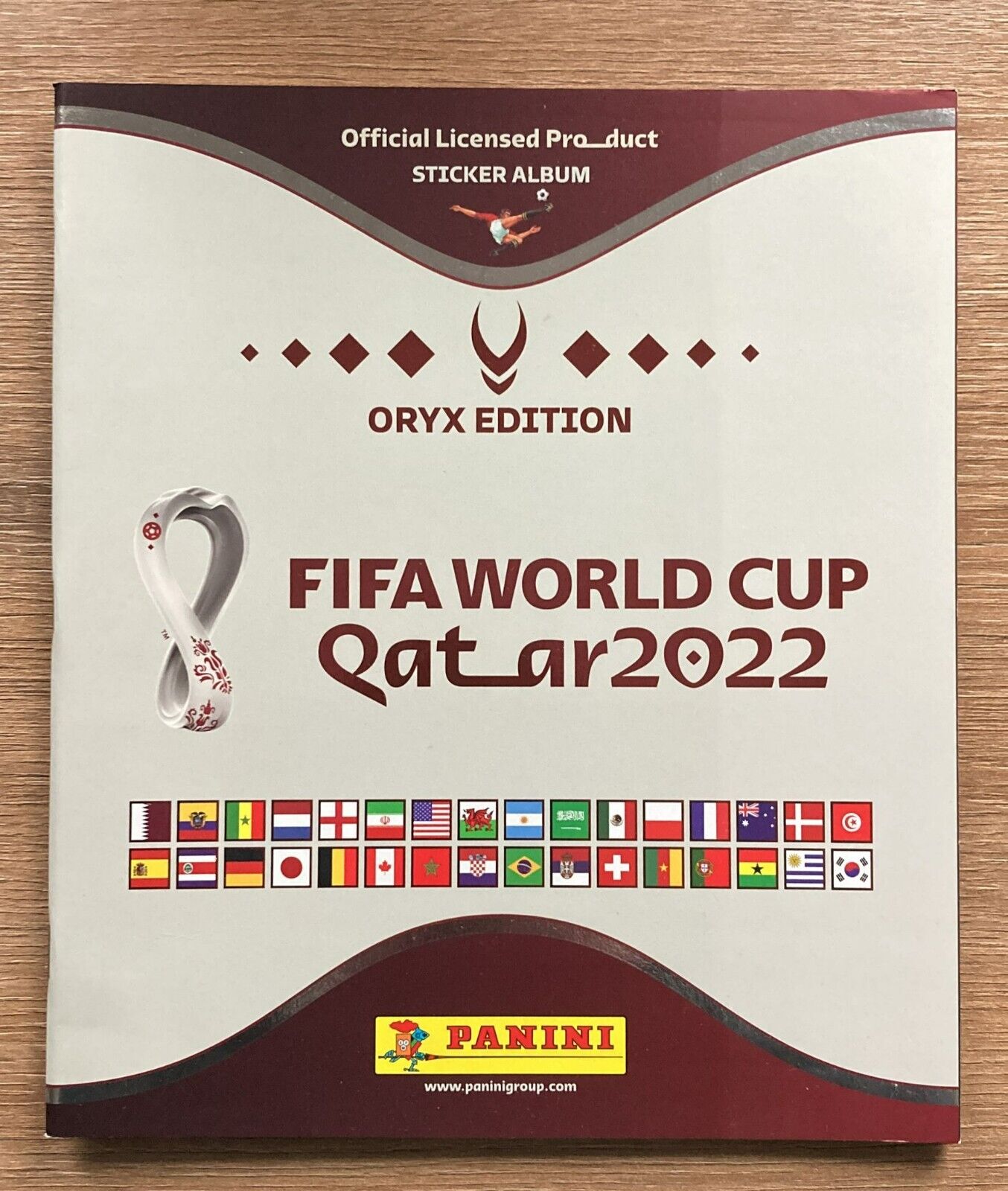 Panini, World Cup Qatar 2022, Oryx Edition, Empty Album, World Cup, Swiss Version 22 WC