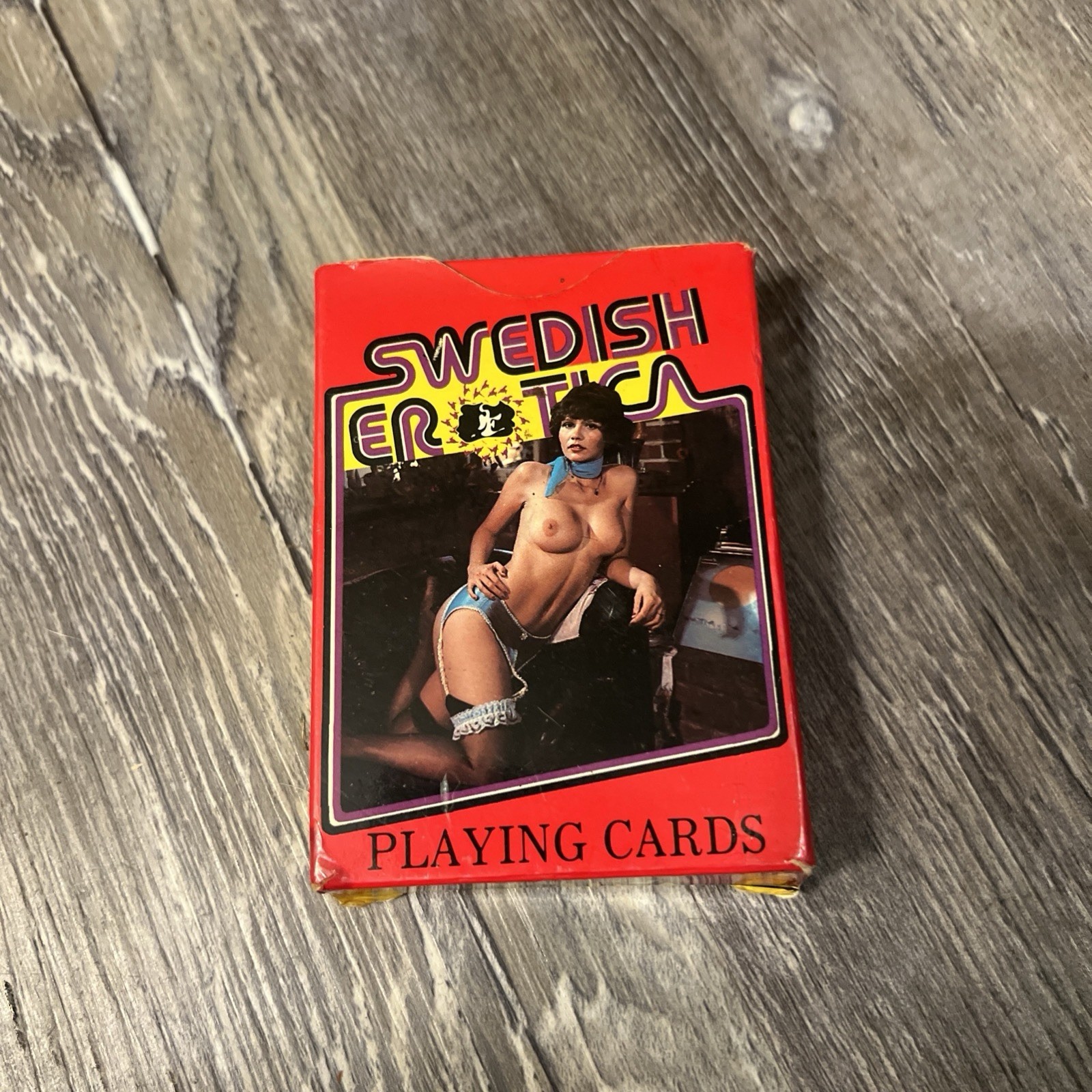 SWEDISH EROTICA PLAYING CARDS VINTAGE COMPLETE 55 CARDS RARE ADULT ENTERTAINMENT