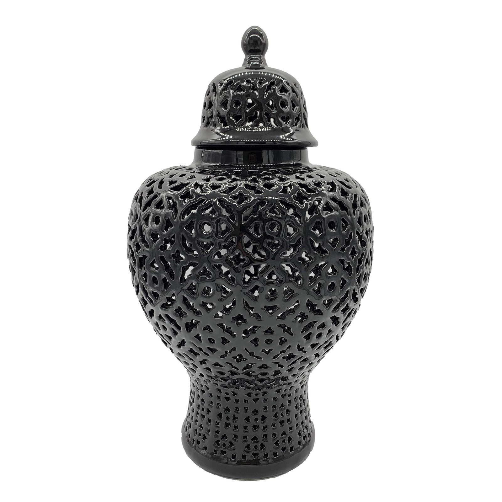 Galt International Carved Lattice Ginger Jar, 23\