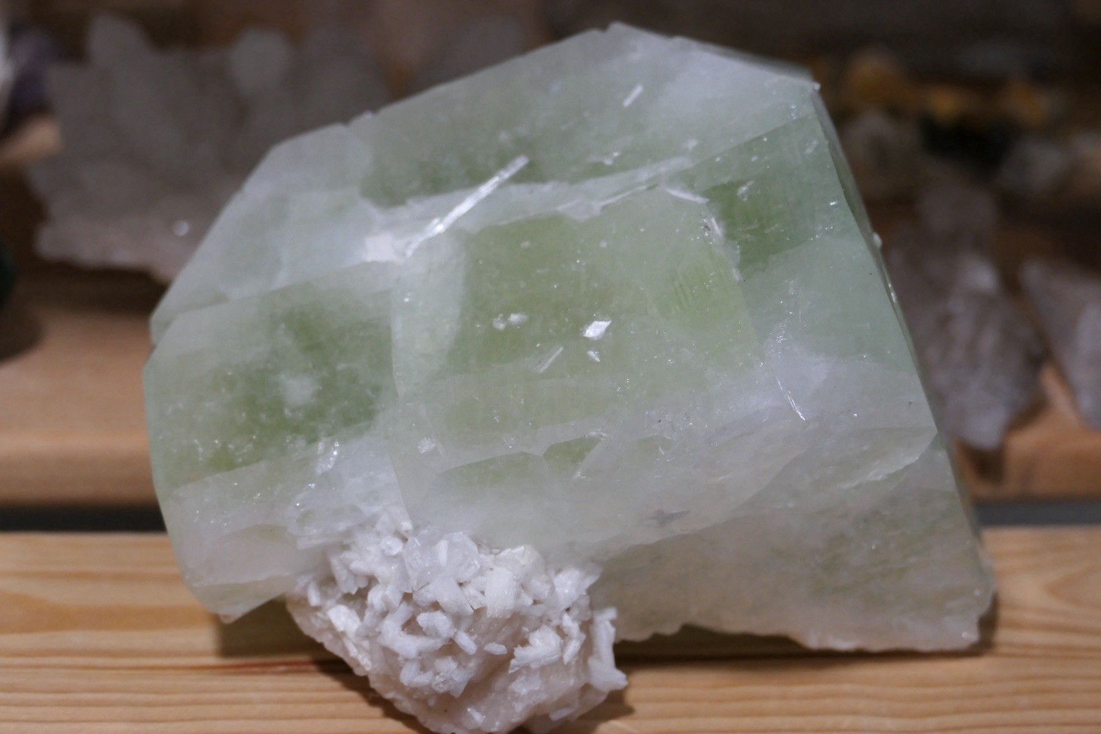 Huge Green Apophylite Crystal - 2 Lb 10 oz