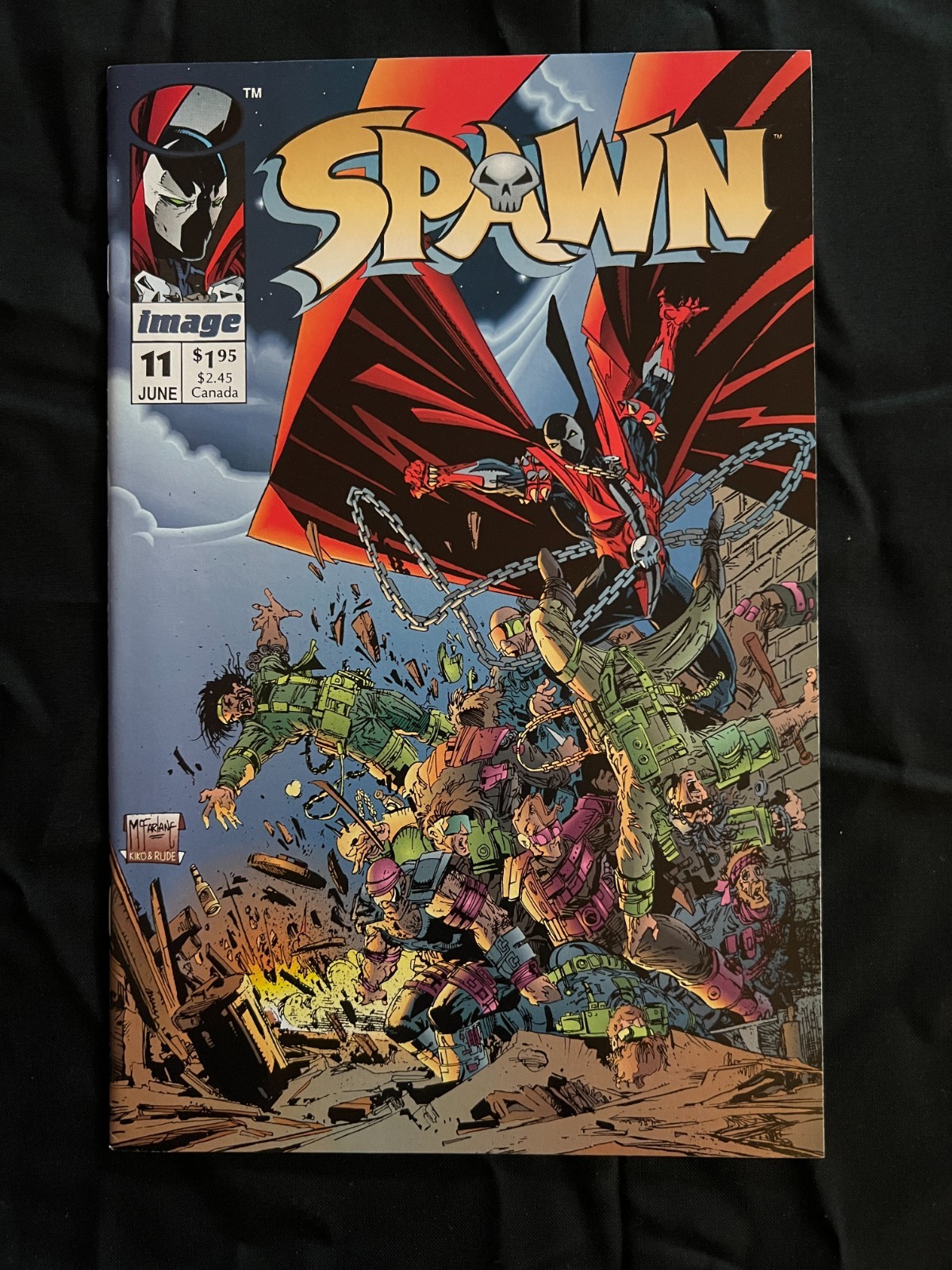 Spawn #11 (1993) – Frank Miller Guest Writer – 1st Bobby & Bootsy