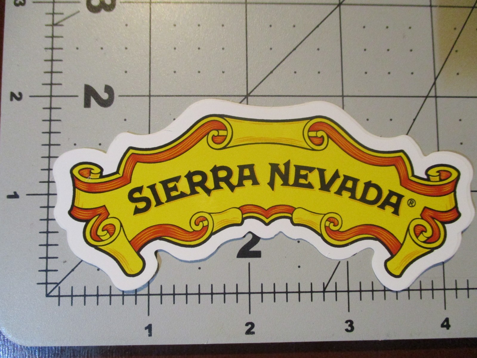SIERRA NEVADA BREWING die cut classic PALE ALE STICKER decal craft beer chico U