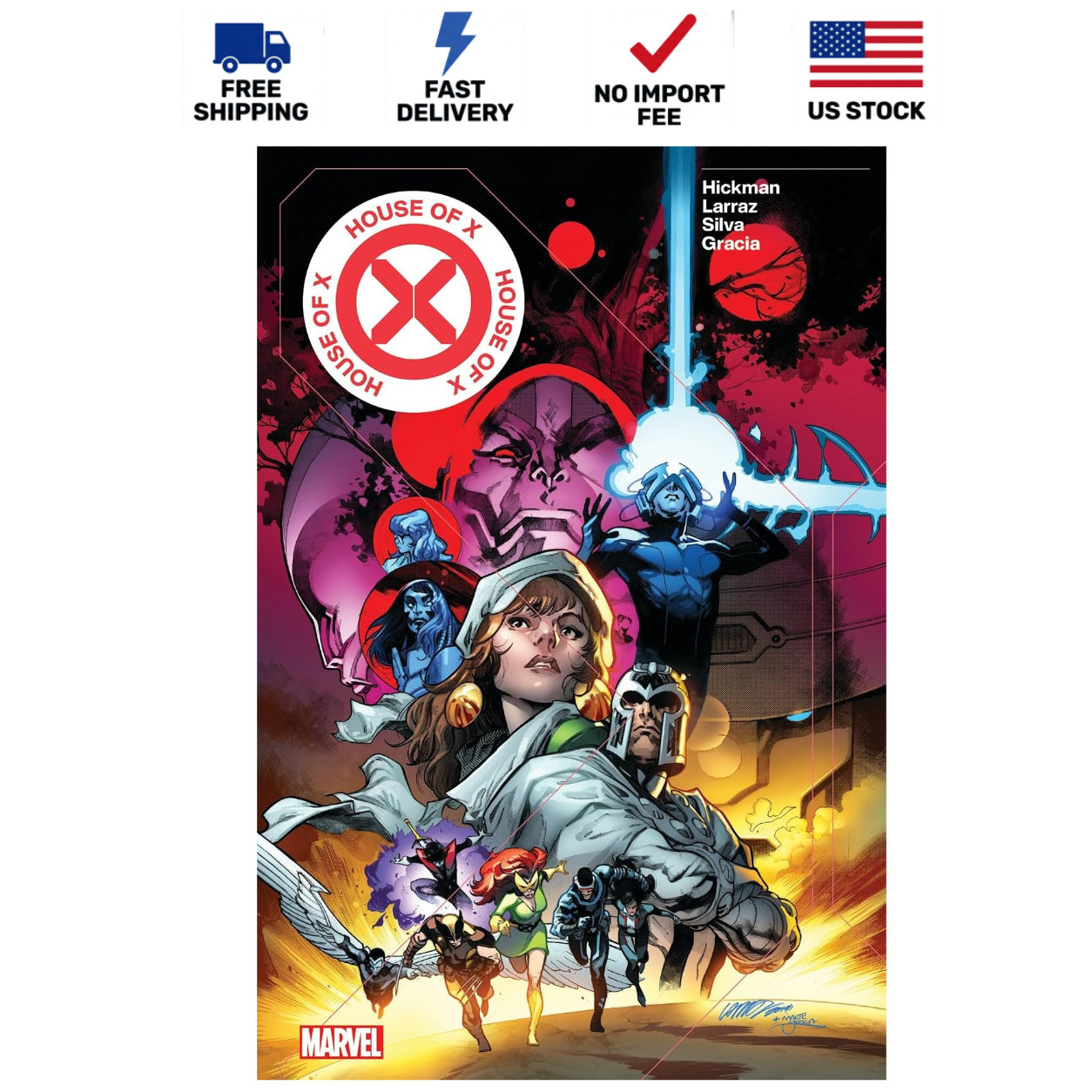 House of X Powers of X Pepe Larraz Cover New Printing Marvel X-Men