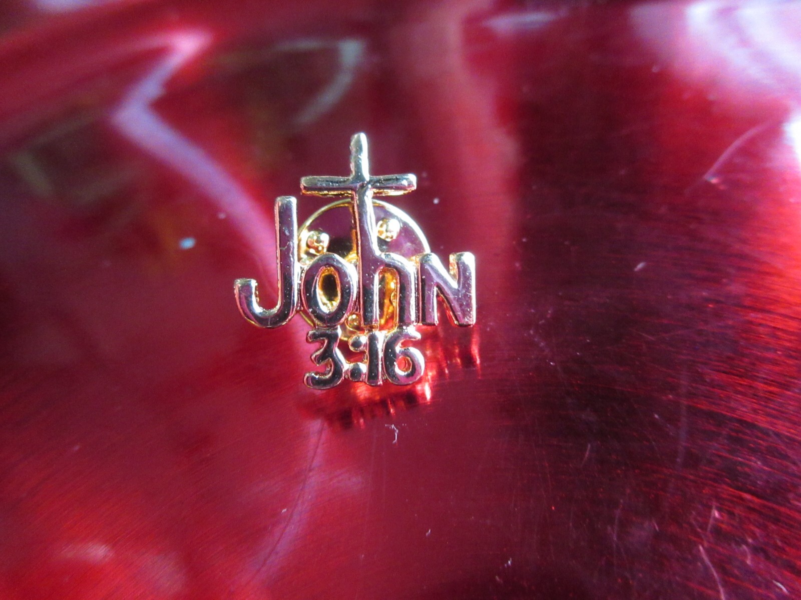 3 - JOHN 3:16 Lapel or Hat Pins
