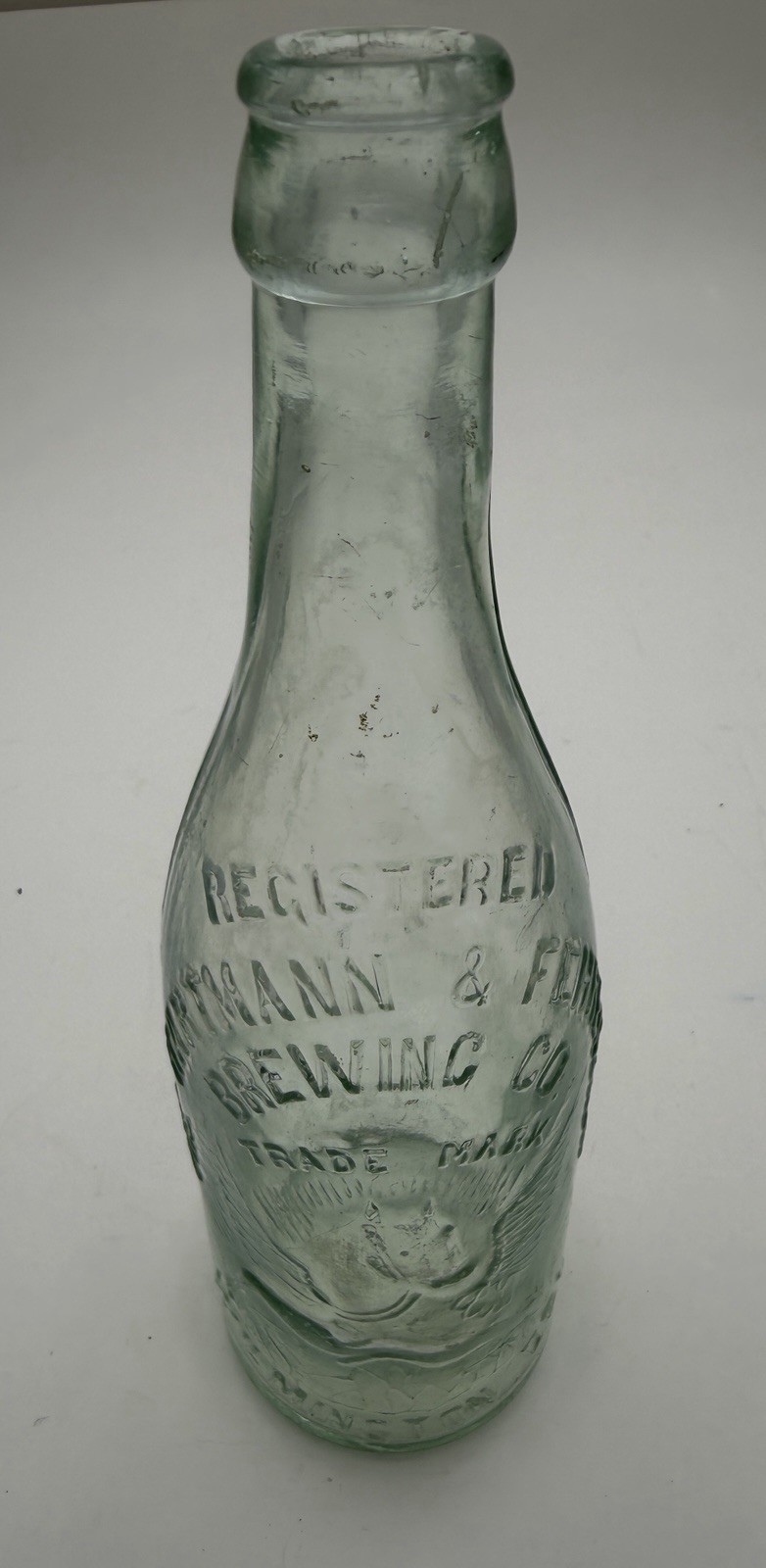 Vintage Hartmann & Fehrenbach Beer Bottle RARE Pegasus SHIPS FREE IN USA