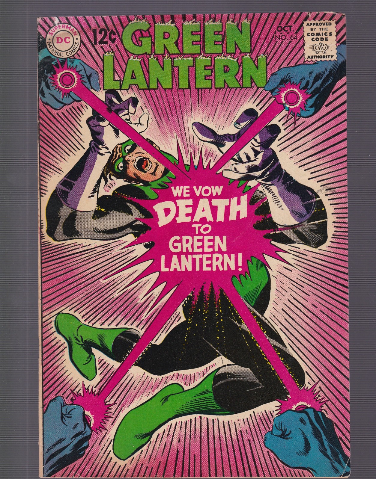 Green Lantern #64 We Vow Death to Green Lantern Reader Copy