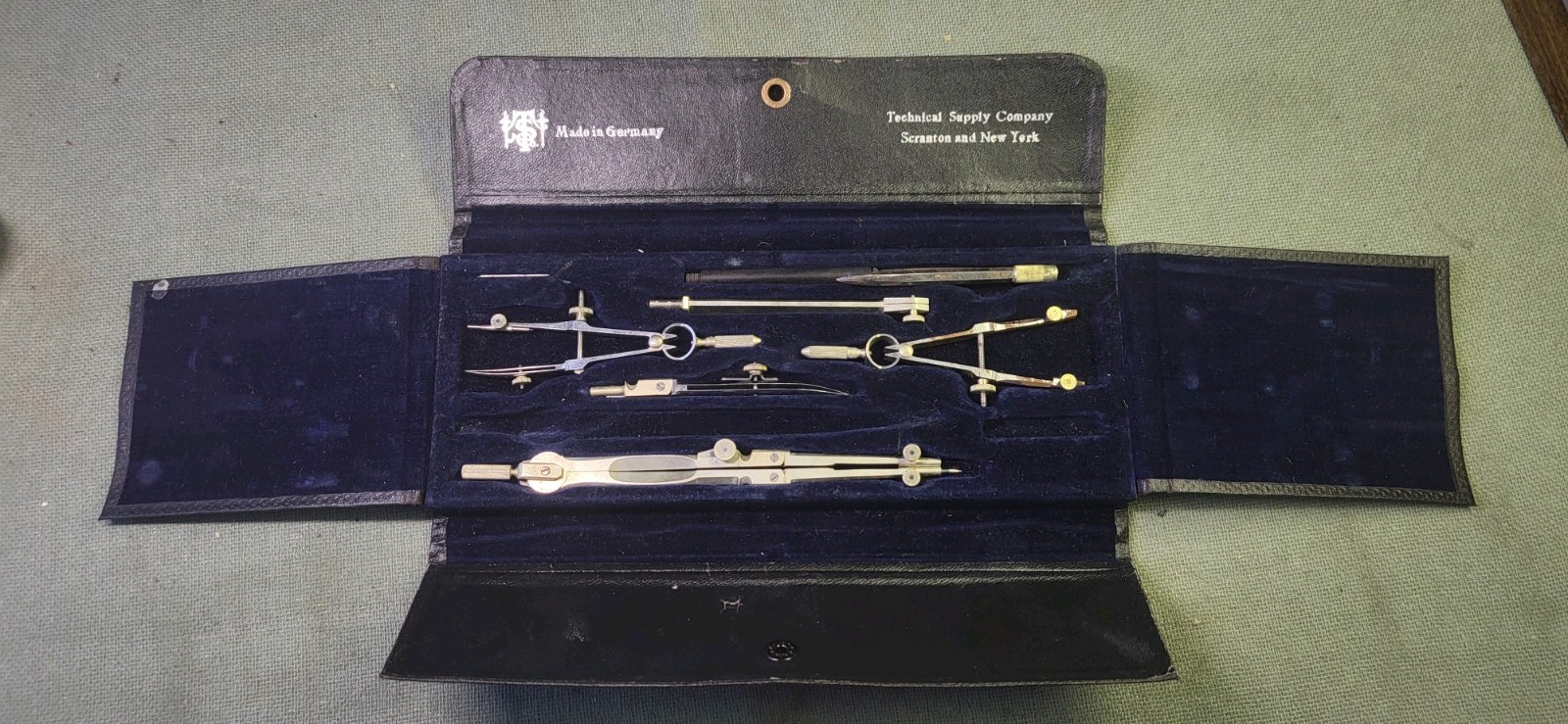 Vintage TSC Drafting Set Made in Germany Incomplete Schoenner DRP Tools Vintage TSC Drafting Set Made in Germany Incomplete Schoenner DRP Tools