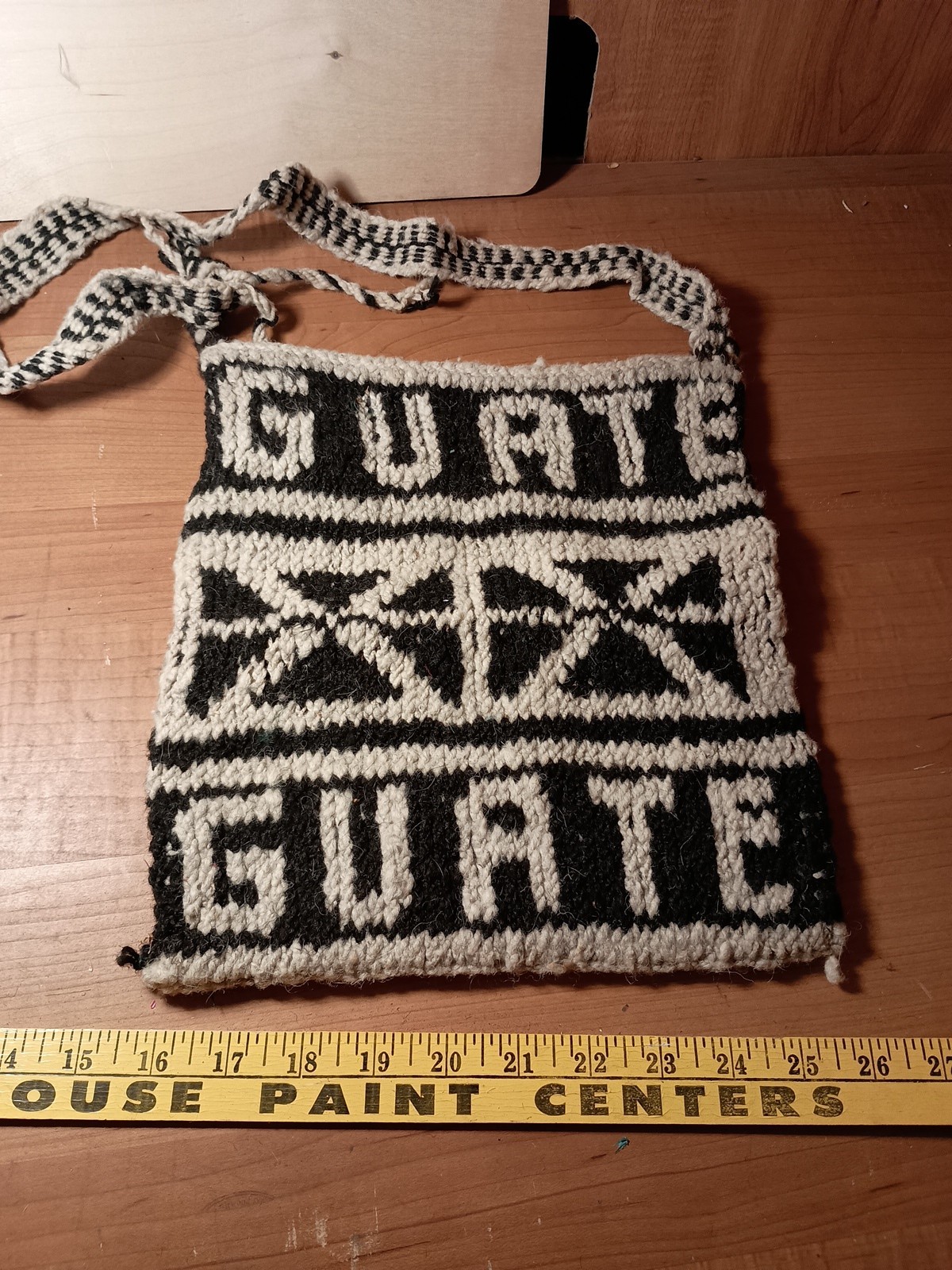 Vintage Guatemalan Mayan Folk Art Satchel Purse Shoulder Bag 