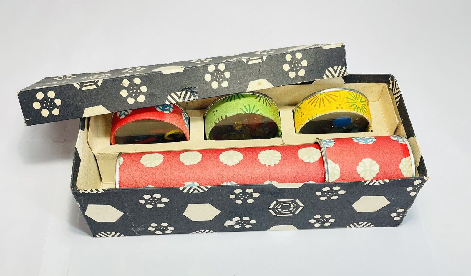 1960’s Vintage Japanese Kaleidoscope Classic Toy Original Box 9” Collectible