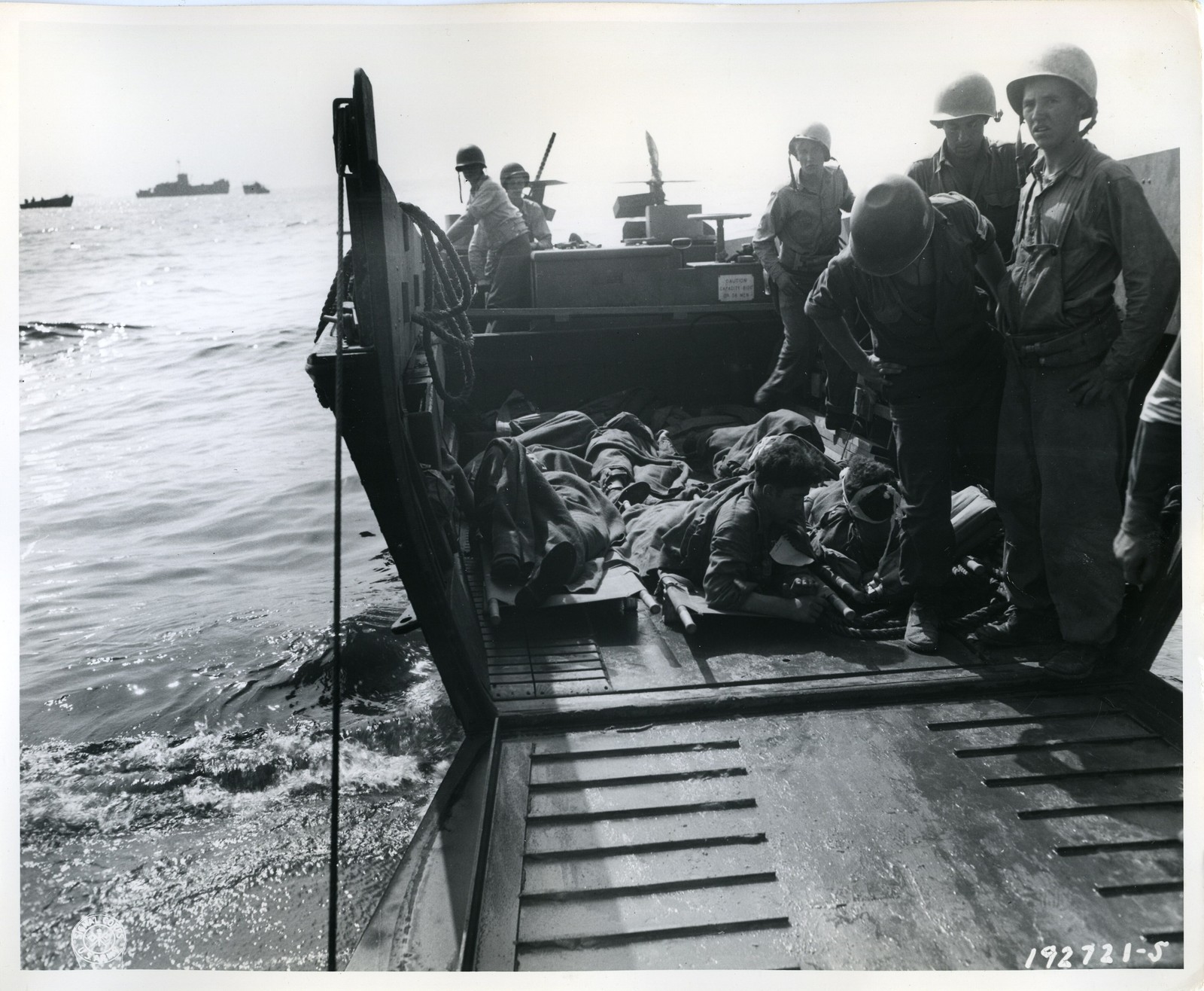 LCVP Higgins Boat Vintage 1944 Beach Landing Photo Reprint Wall Art